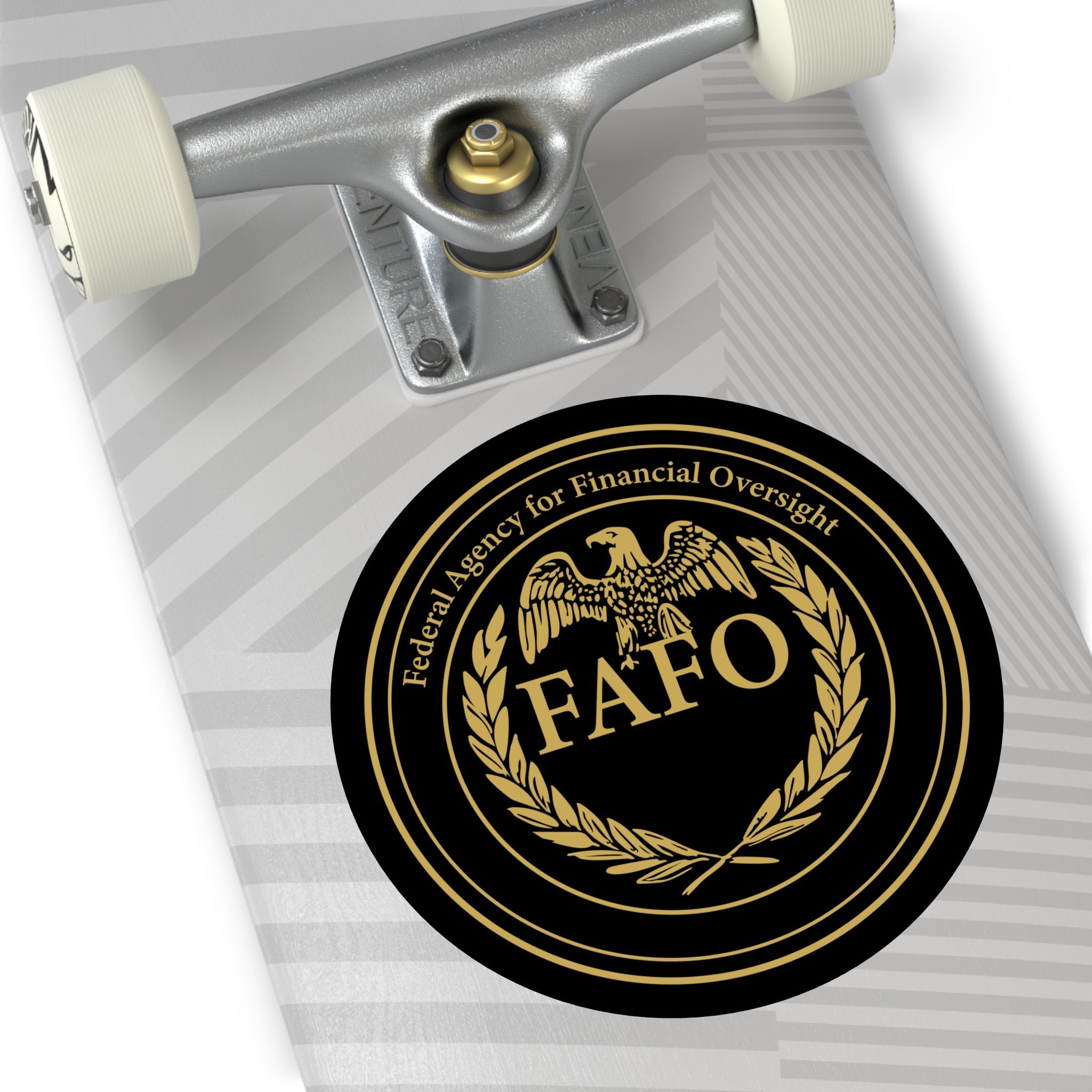 Federal Agency for Financial Oversight "FAFO" Vinyl Sticker (3 Sizes) - PatriotDepot.com
