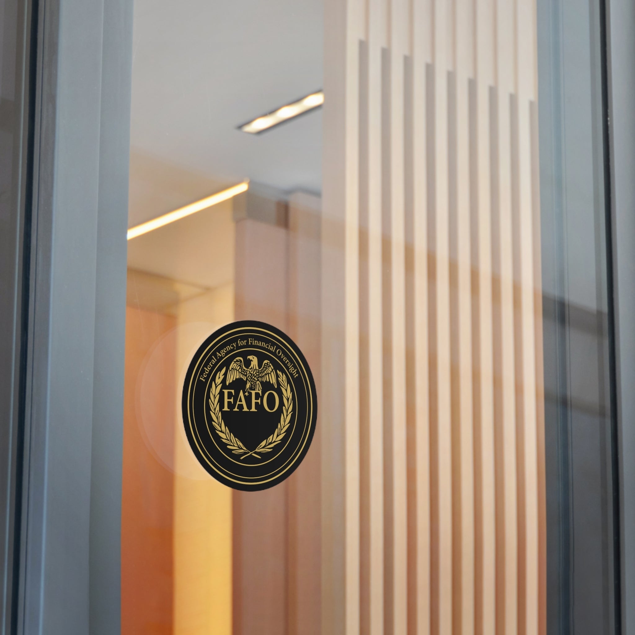 Federal Agency for Financial Oversight "FAFO" Vinyl Sticker (3 Sizes) - PatriotDepot.com