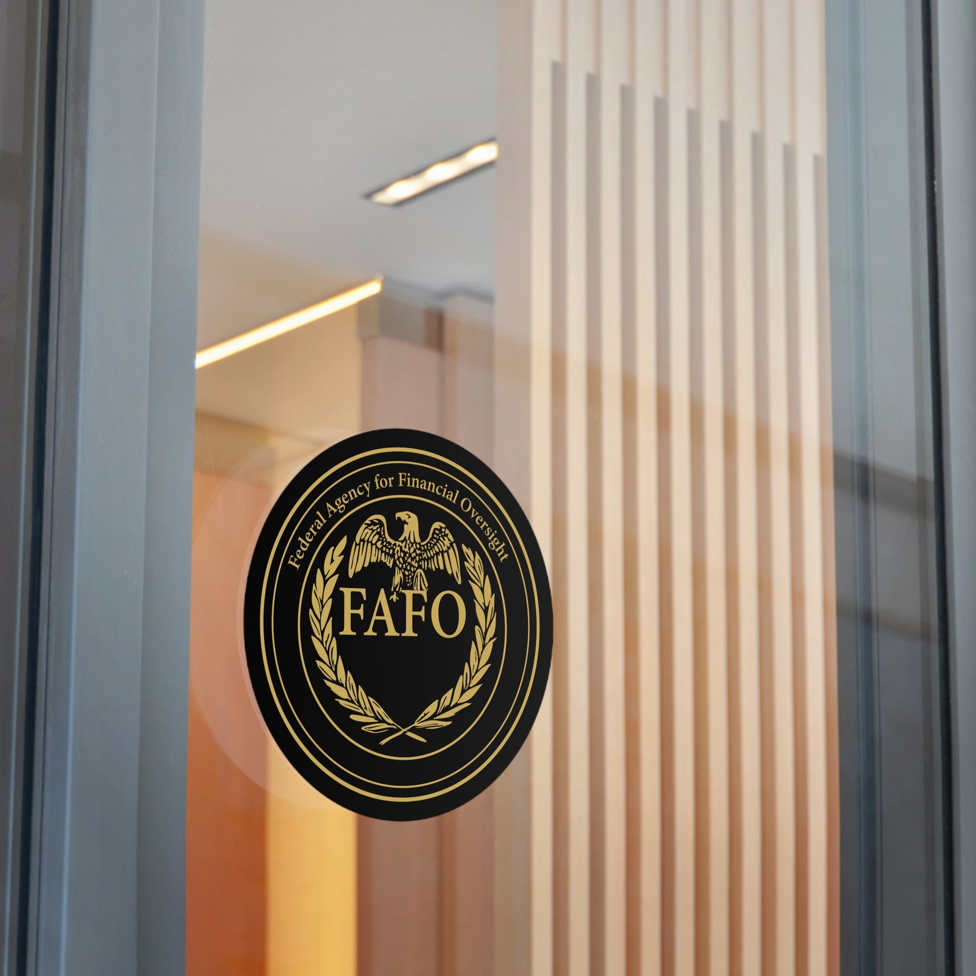 Federal Agency for Financial Oversight "FAFO" Vinyl Sticker (3 Sizes) - PatriotDepot.com