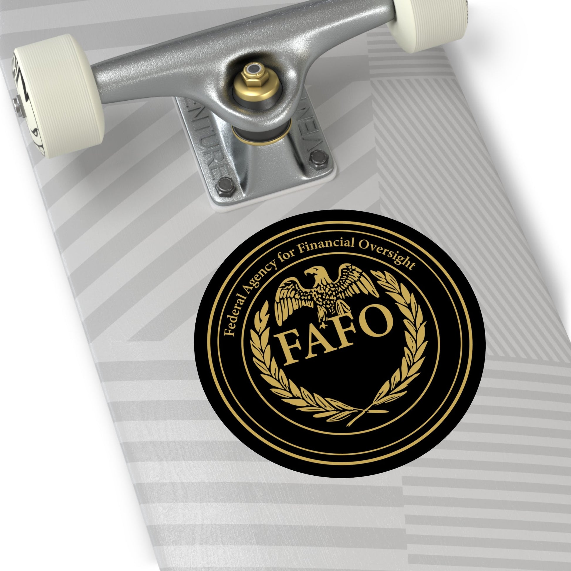 Federal Agency for Financial Oversight "FAFO" Vinyl Sticker (3 Sizes) - PatriotDepot.com