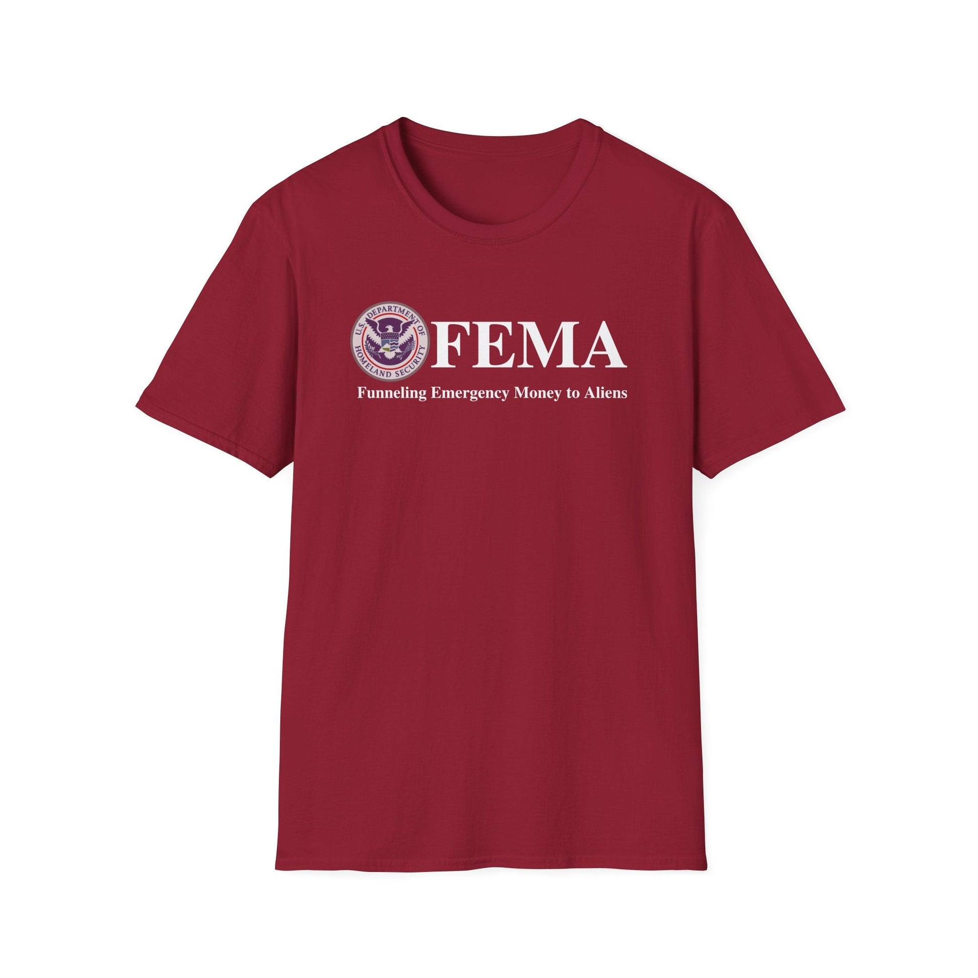 F.E.M.A. Funneling Emergency Money to Aliens T-Shirt - PatriotDepot.com
