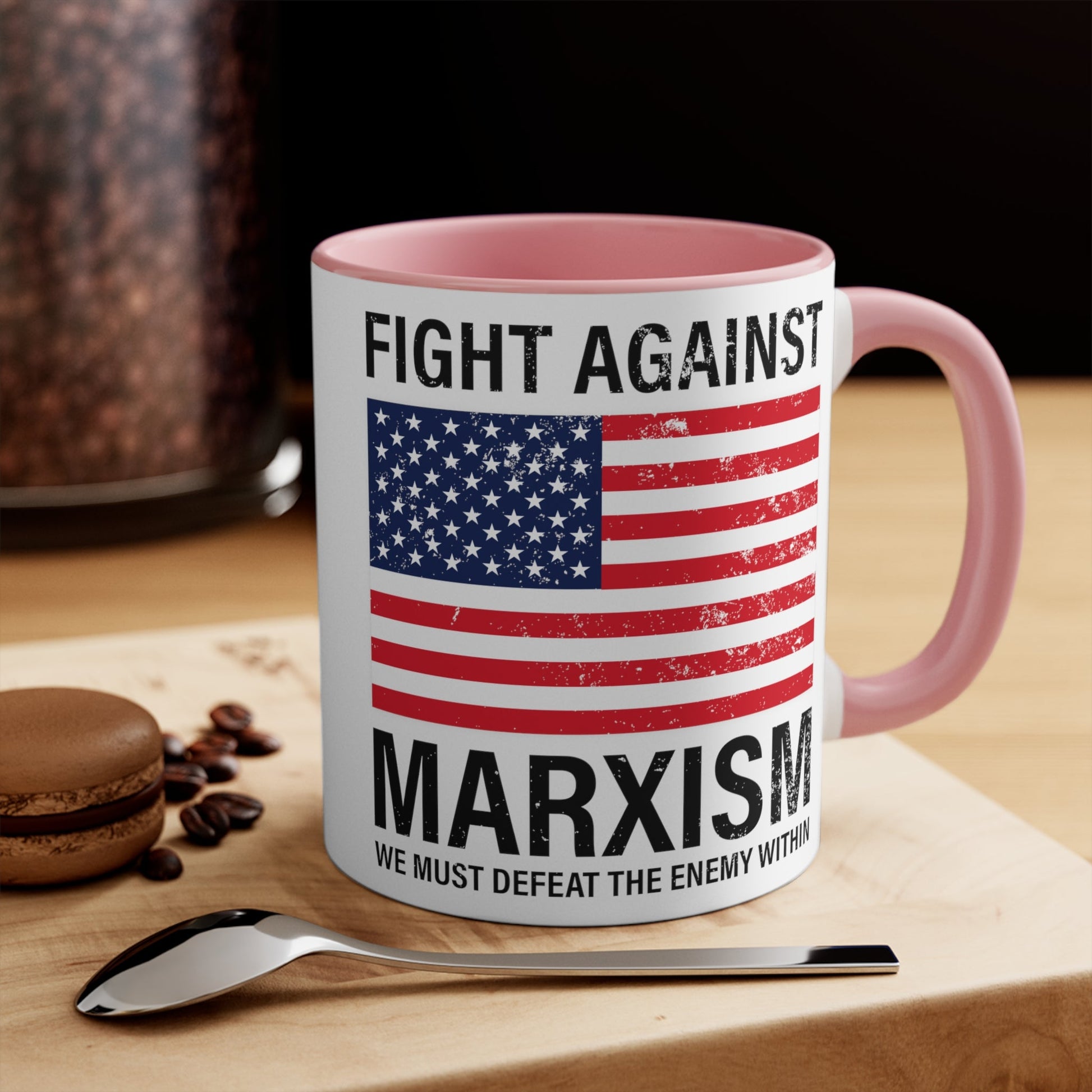 Fight Against Marxism Mug (3 colors, 2 sizes) - PatriotDepot.com