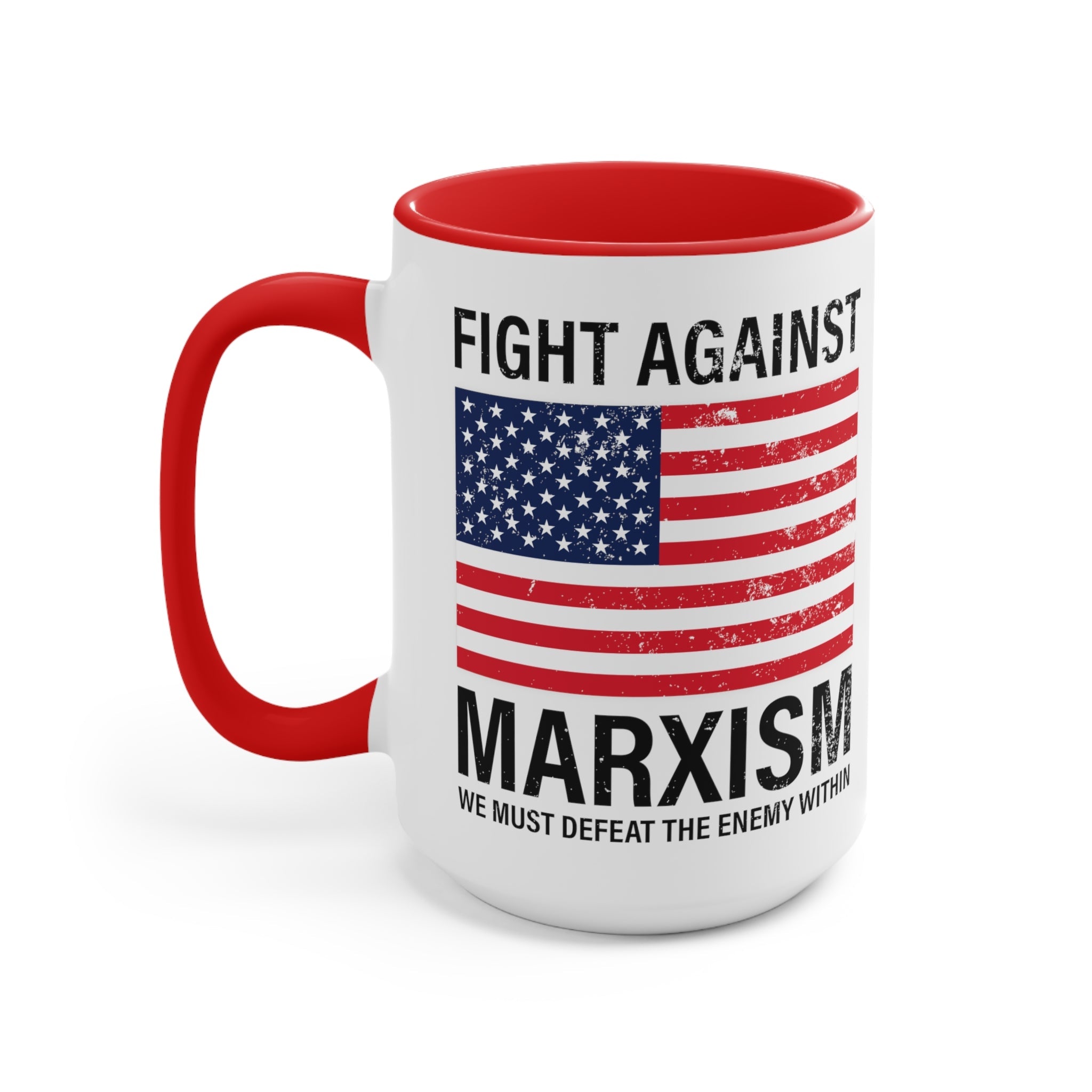 Fight Against Marxism Mug (3 colors, 2 sizes) - PatriotDepot.com