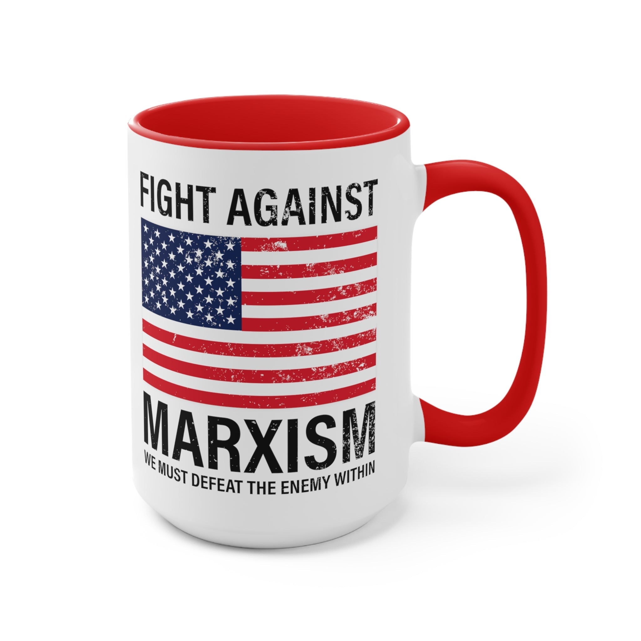 Fight Against Marxism Mug (3 colors, 2 sizes) - PatriotDepot.com
