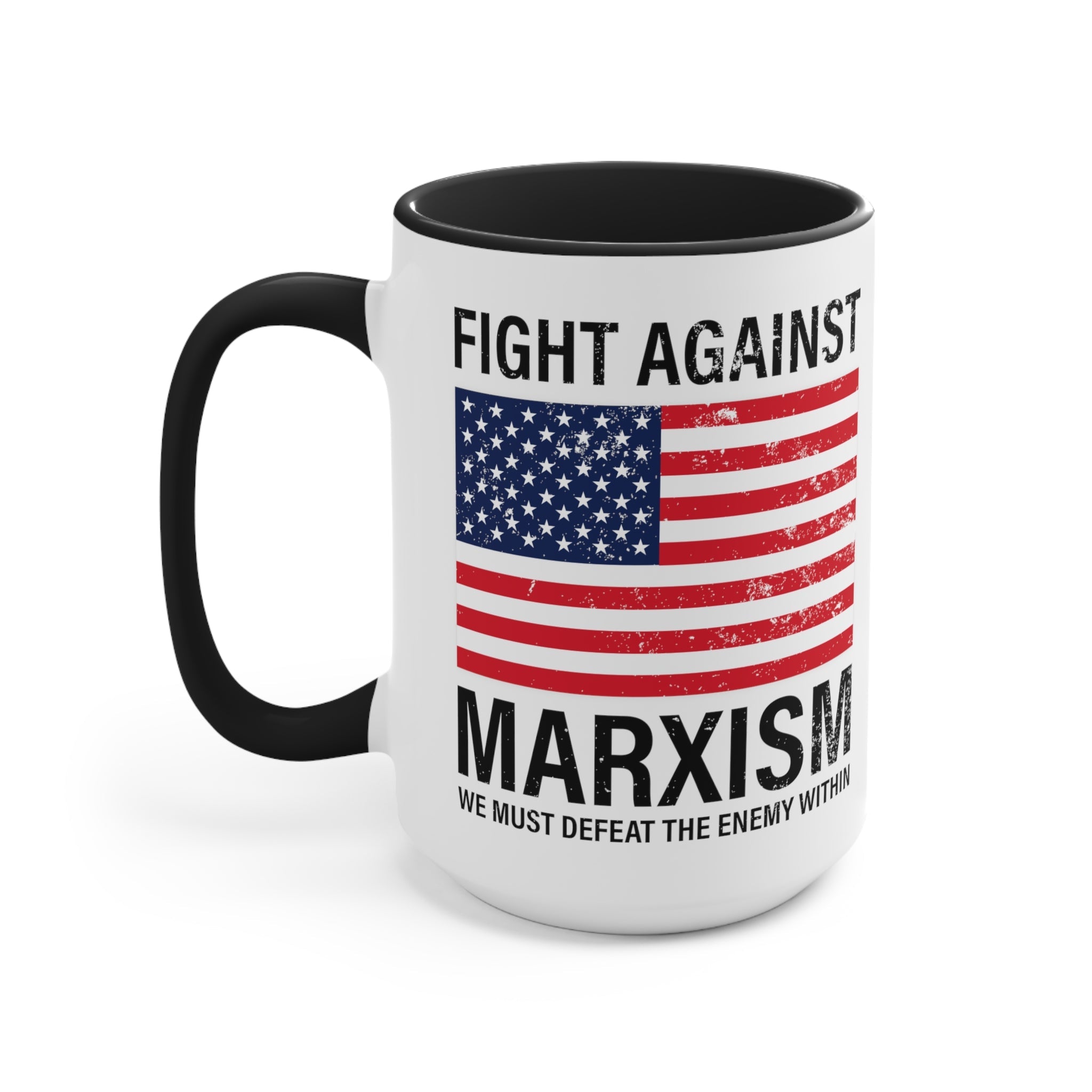 Fight Against Marxism Mug (3 colors, 2 sizes) - PatriotDepot.com