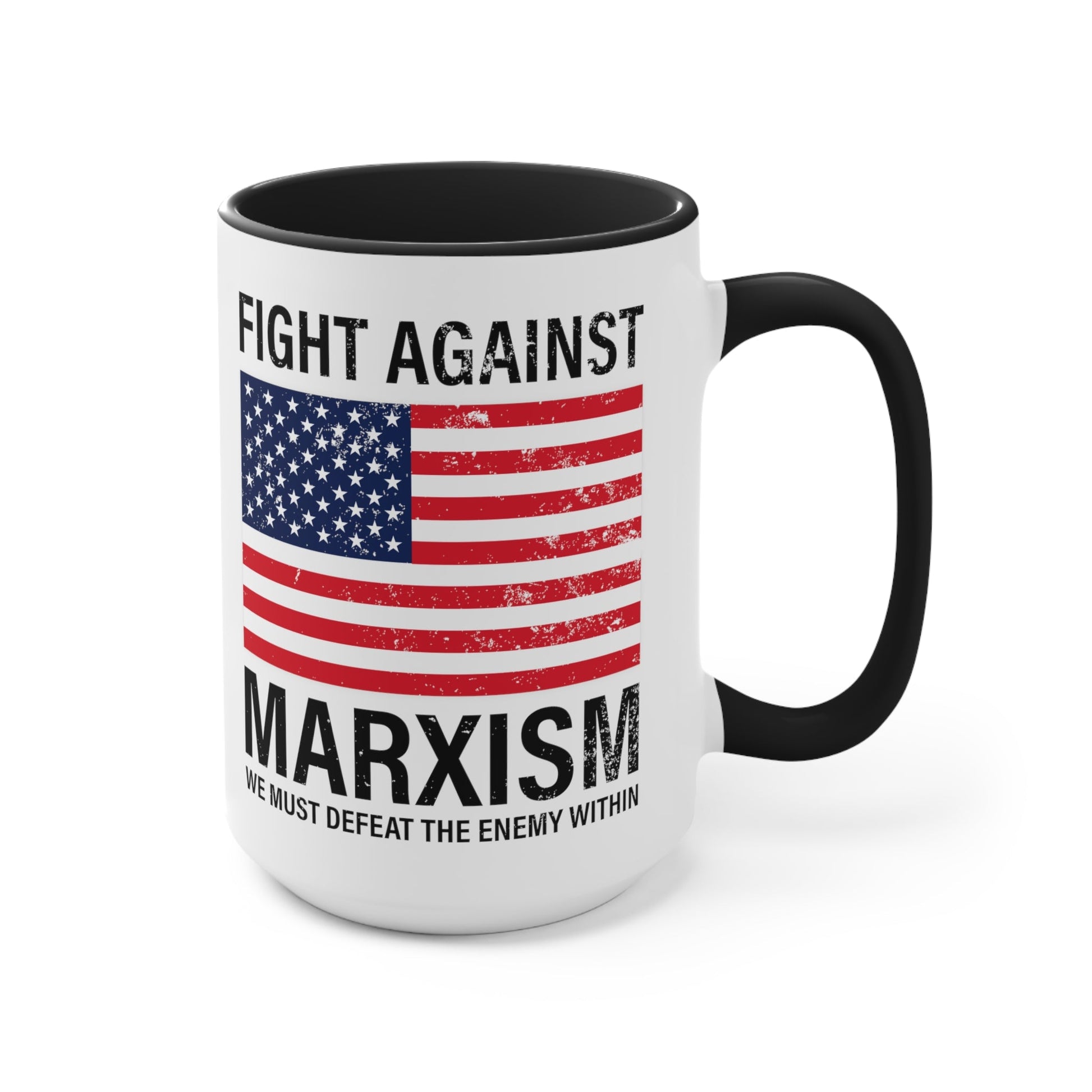 Fight Against Marxism Mug (3 colors, 2 sizes) - PatriotDepot.com