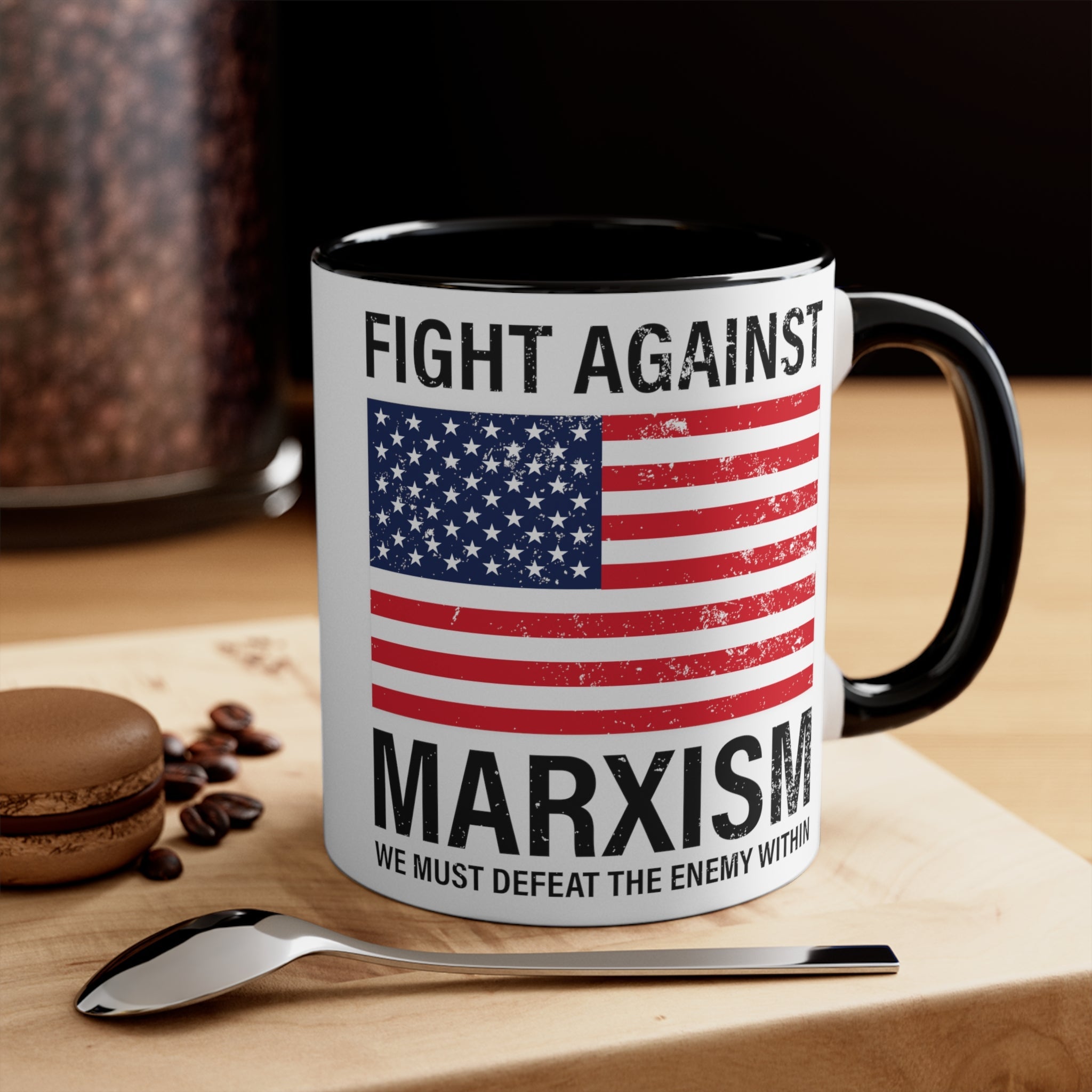 Fight Against Marxism Mug (3 colors, 2 sizes) - PatriotDepot.com