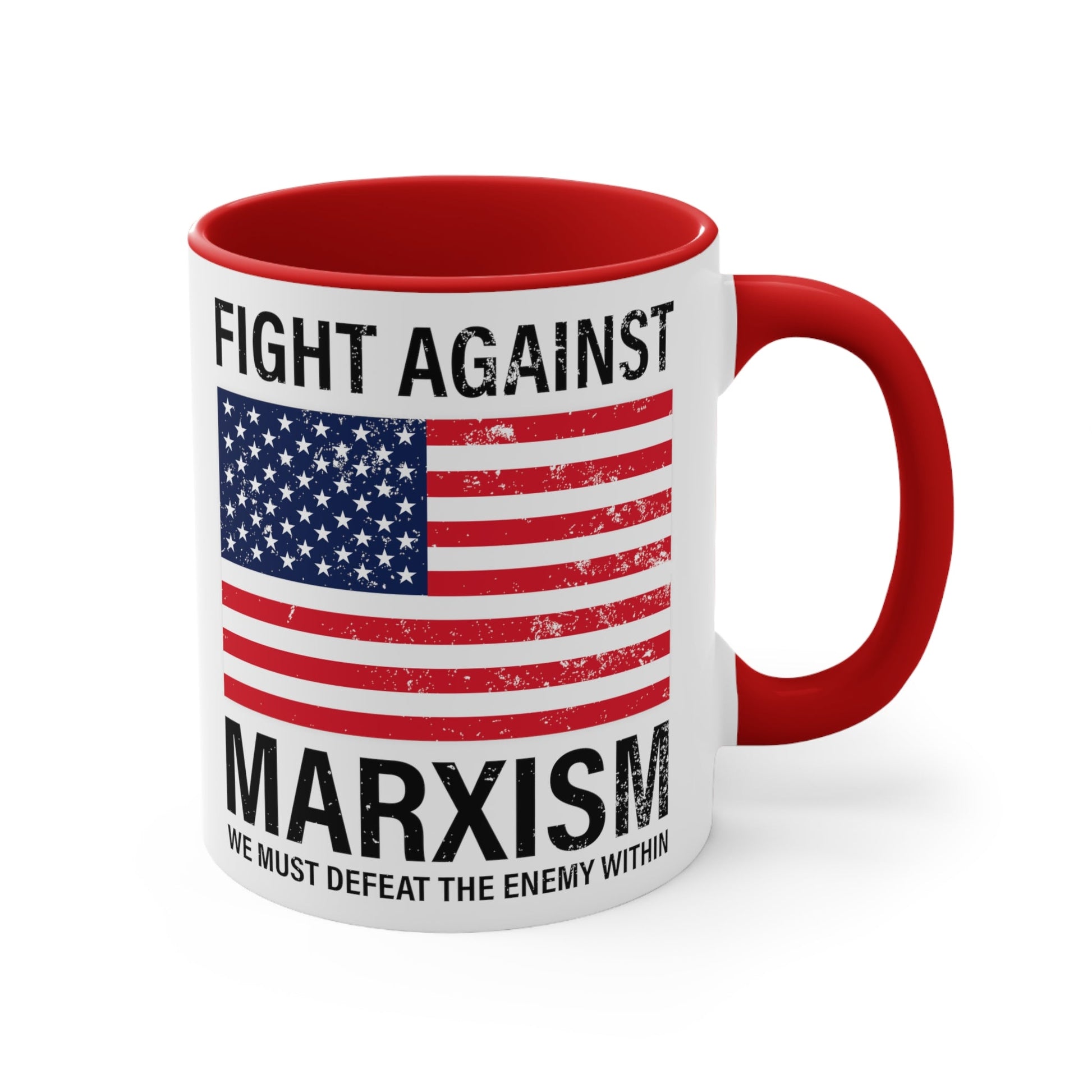 Fight Against Marxism Mug (3 colors, 2 sizes) - PatriotDepot.com