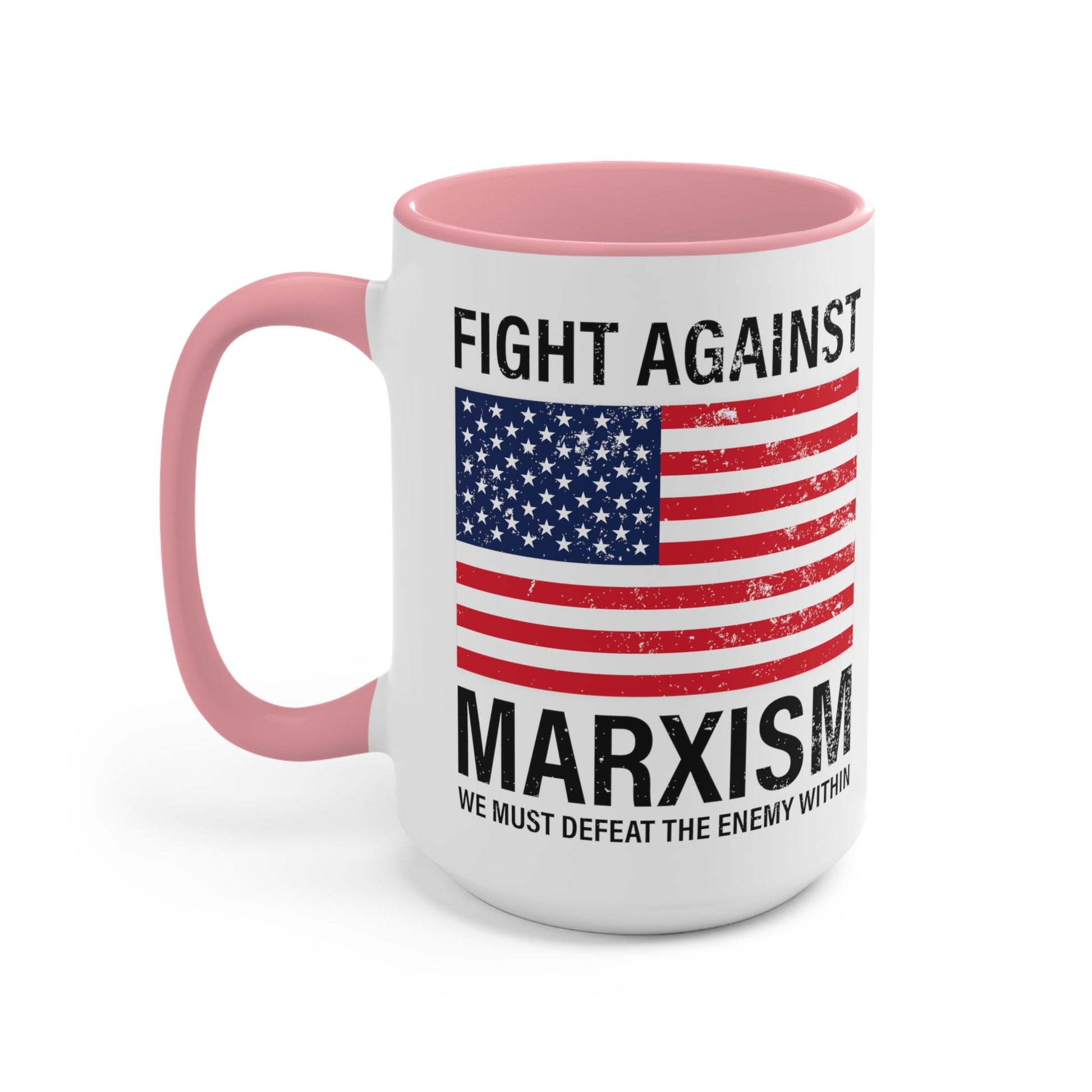 Fight Against Marxism Mug (3 colors, 2 sizes) - PatriotDepot.com