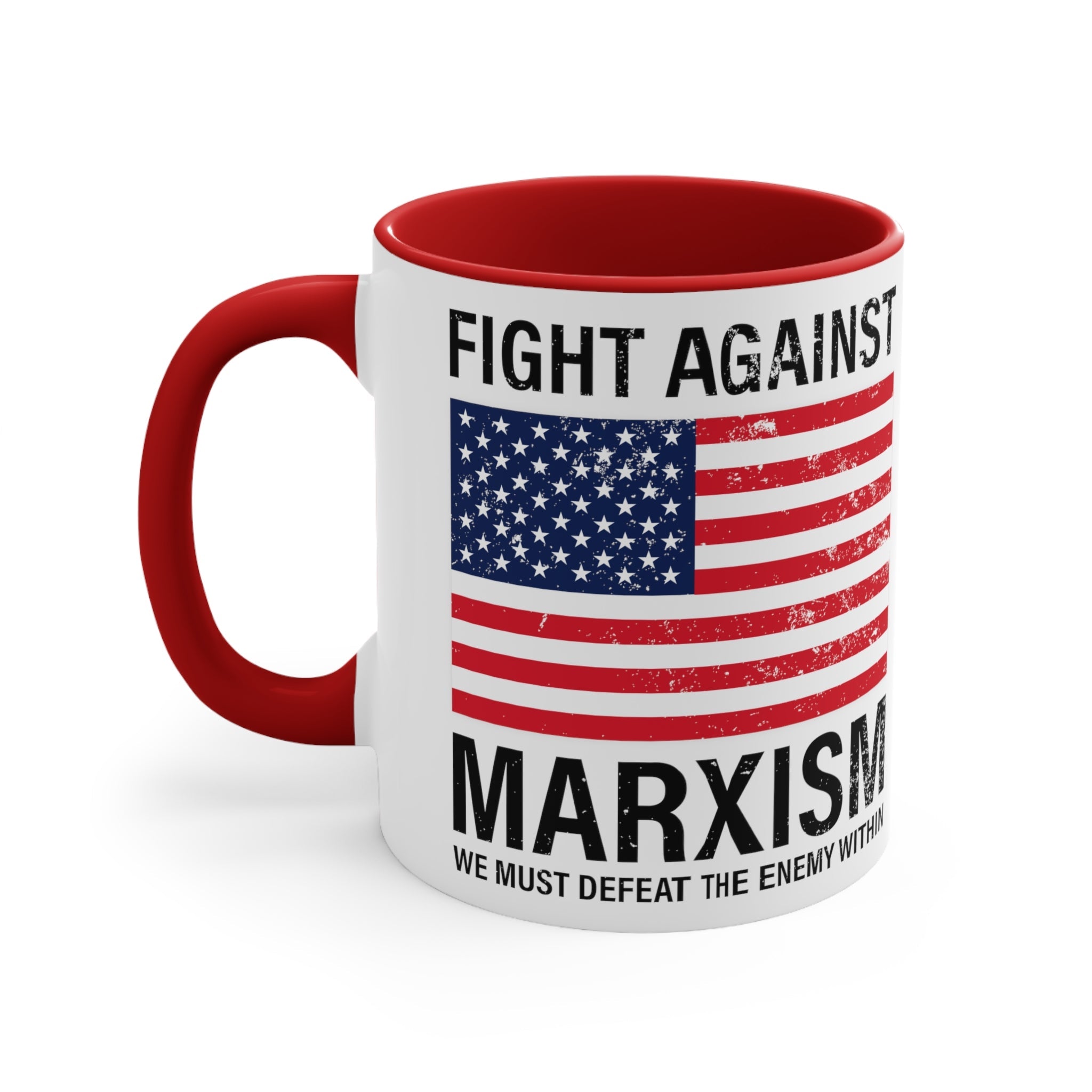 Fight Against Marxism Mug (3 colors, 2 sizes) - PatriotDepot.com