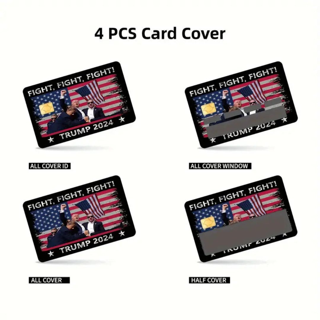 Fight! Fight! Fight! Debit/Credit Card Sticker (4 Pack) - PatriotDepot.com