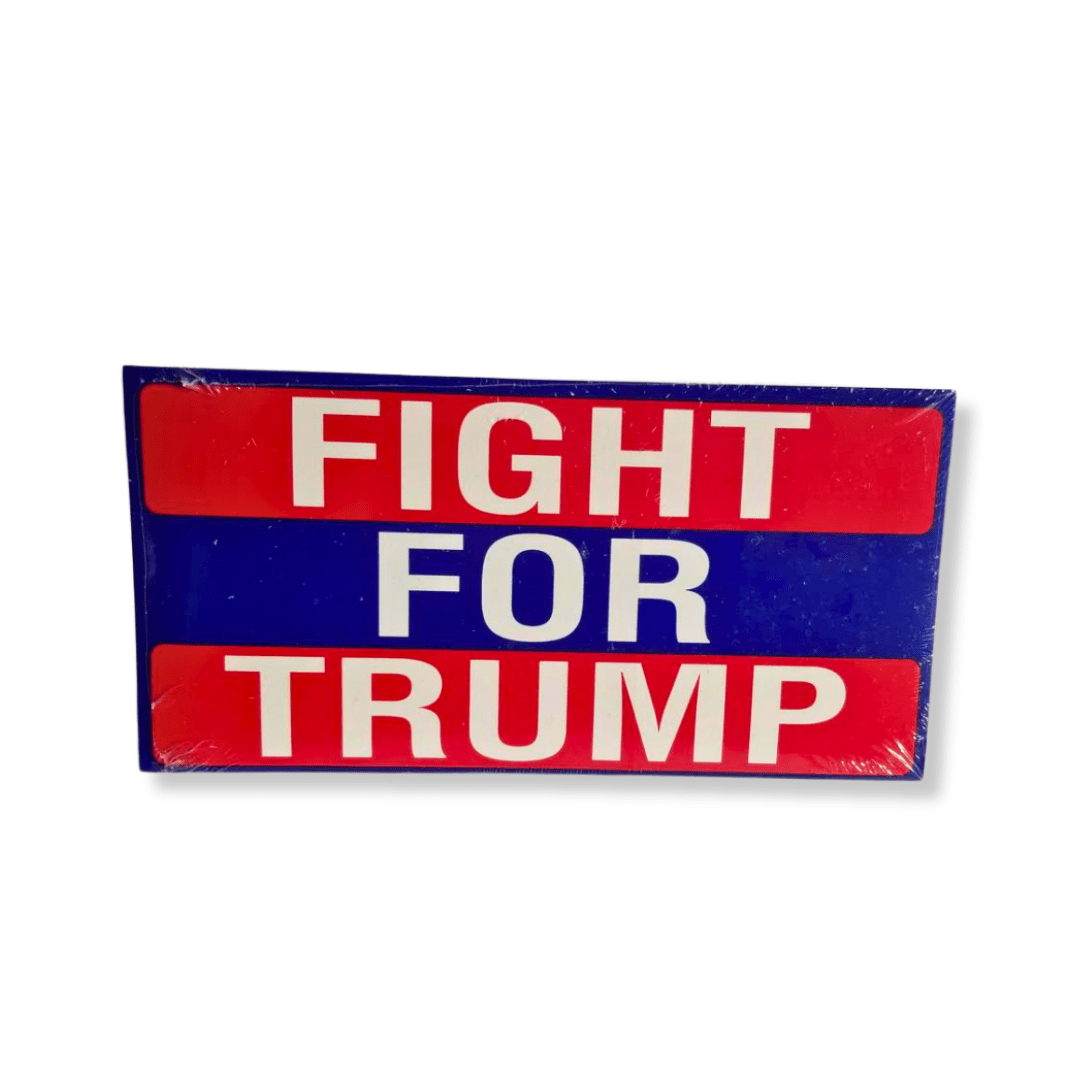 Fight For Trump Bumper Sticker - PatriotDepot.com