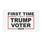 First Time Trump Voter 2024 Car Magnet - PatriotDepot.com