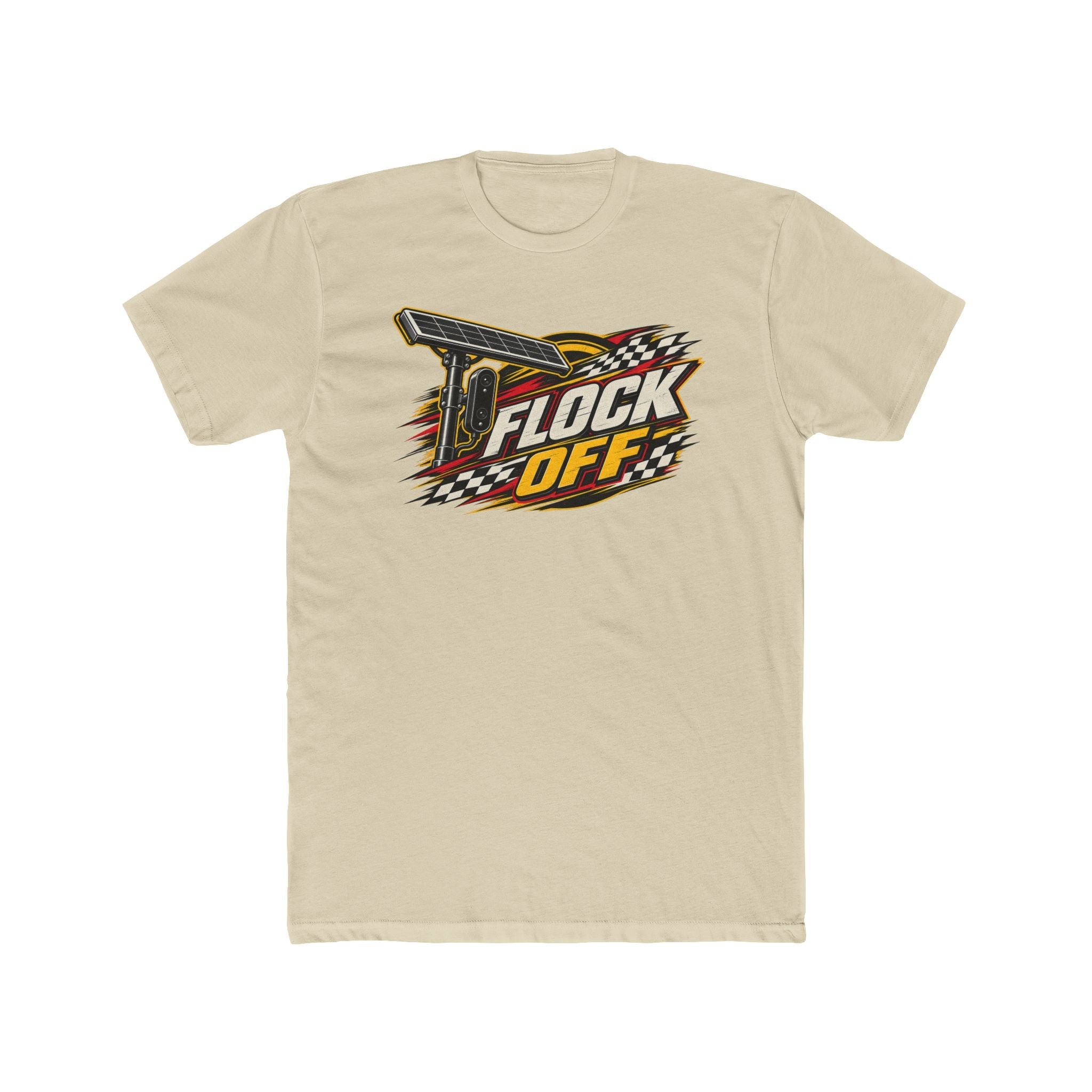 Flock Off Surveillance Camera T-Shirt | Privacy Is Freedom Edition | Anti-Surveillance Patriotic Tee - PatriotDepot.com