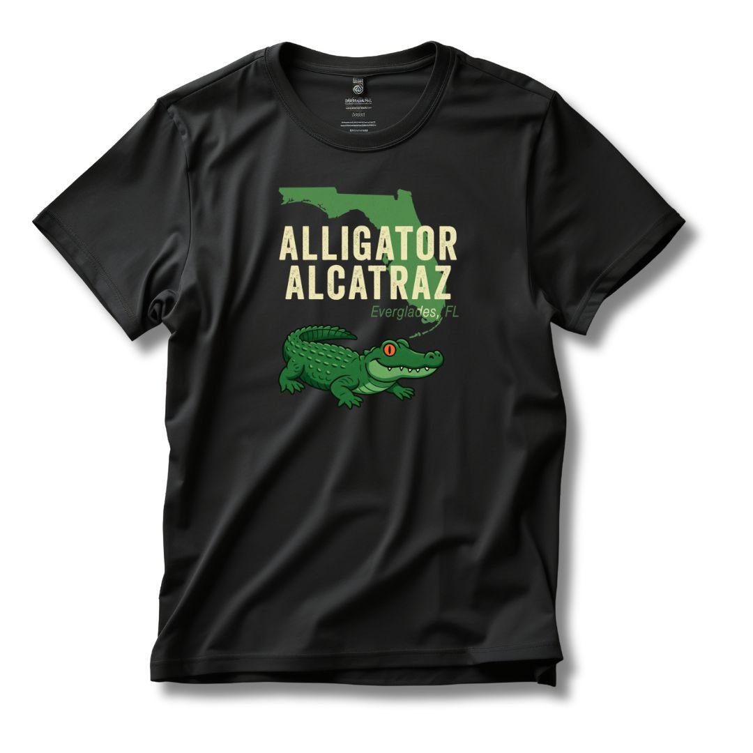 Florida Alligator Alcatraz Softstyle T-Shirt - PatriotDepot.com