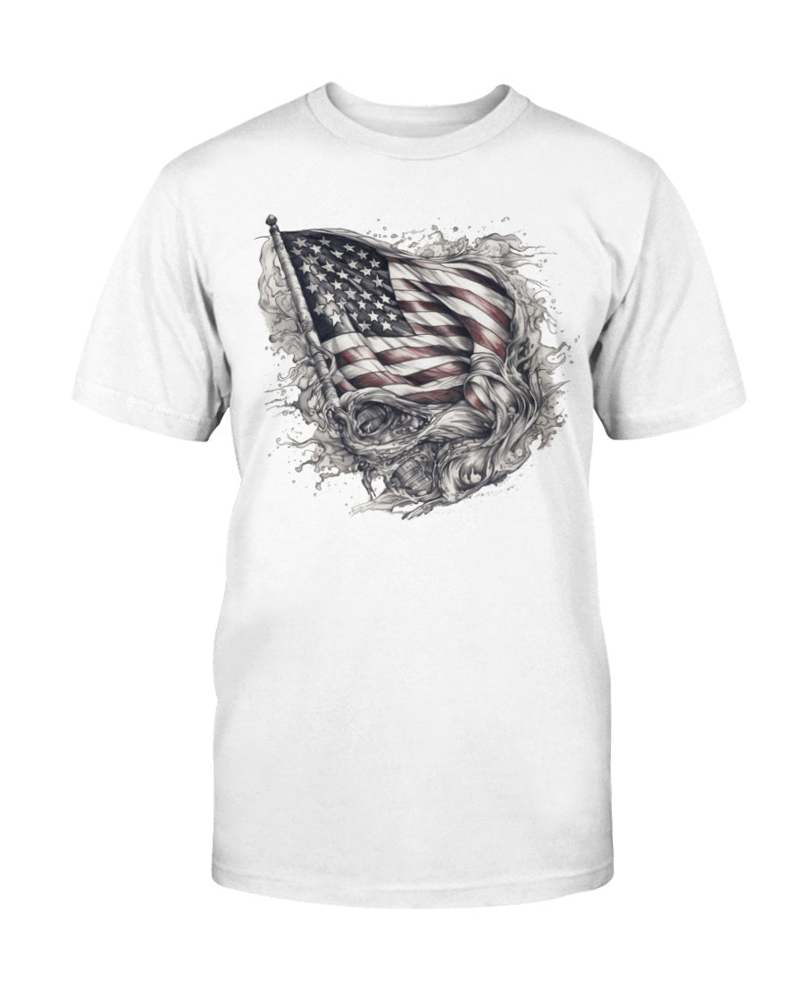 Forever Grand Old Flag T-Shirt (Artist Design) - PatriotDepot.com