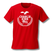 Forever in Our Hearts Charlie Kirk T-Shirt - PatriotDepot.com