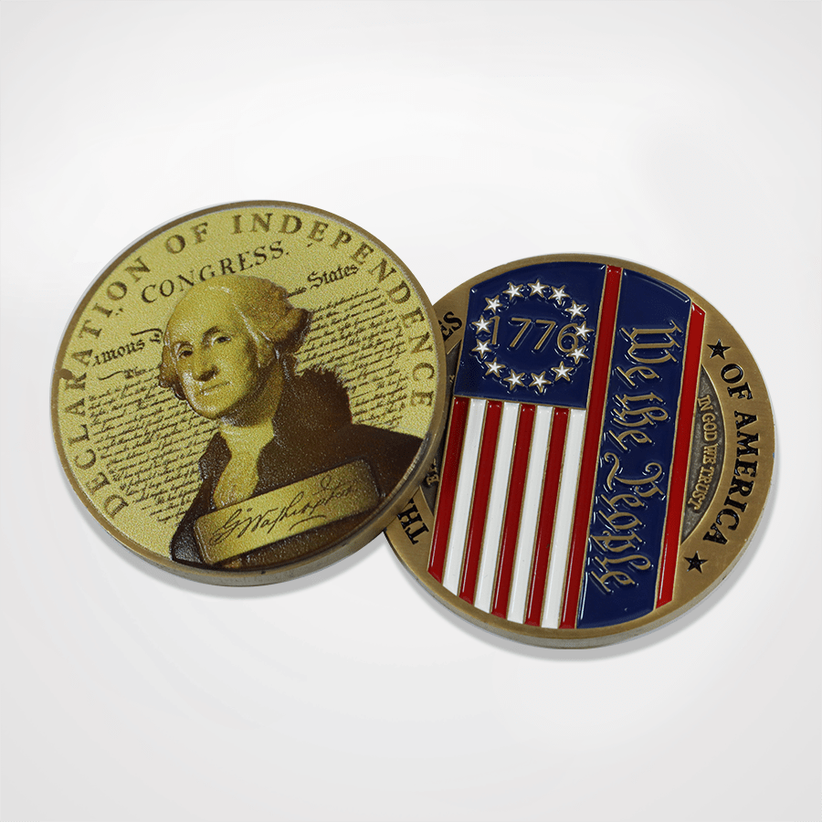 Founding Fathers: America’s 250th Anniversary Commemorative Coin & Pin Set - PatriotDepot.com