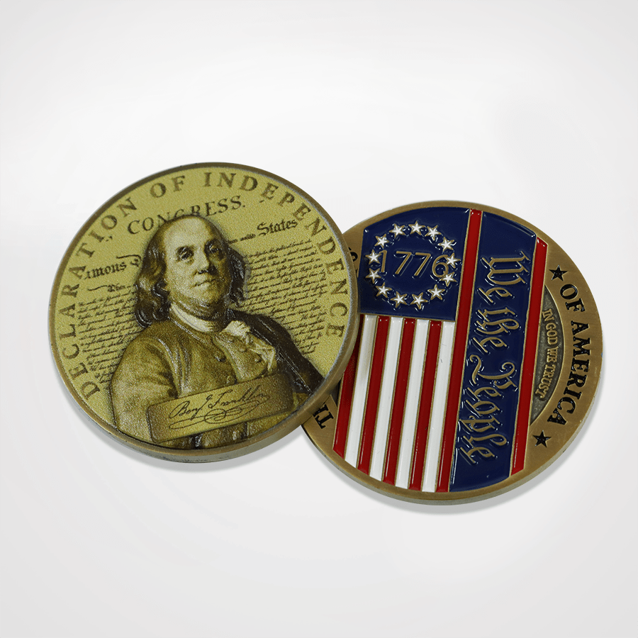 Founding Fathers: America’s 250th Anniversary Commemorative Coin & Pin Set - PatriotDepot.com