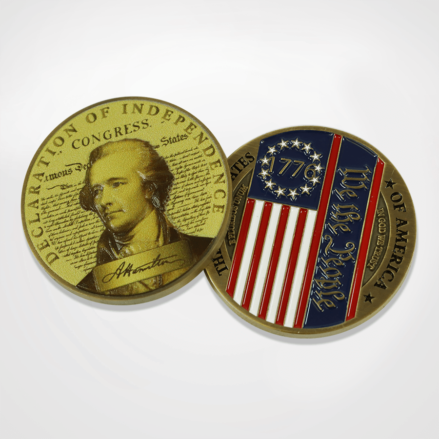 Founding Fathers: America’s 250th Anniversary Commemorative Coin & Pin Set - PatriotDepot.com