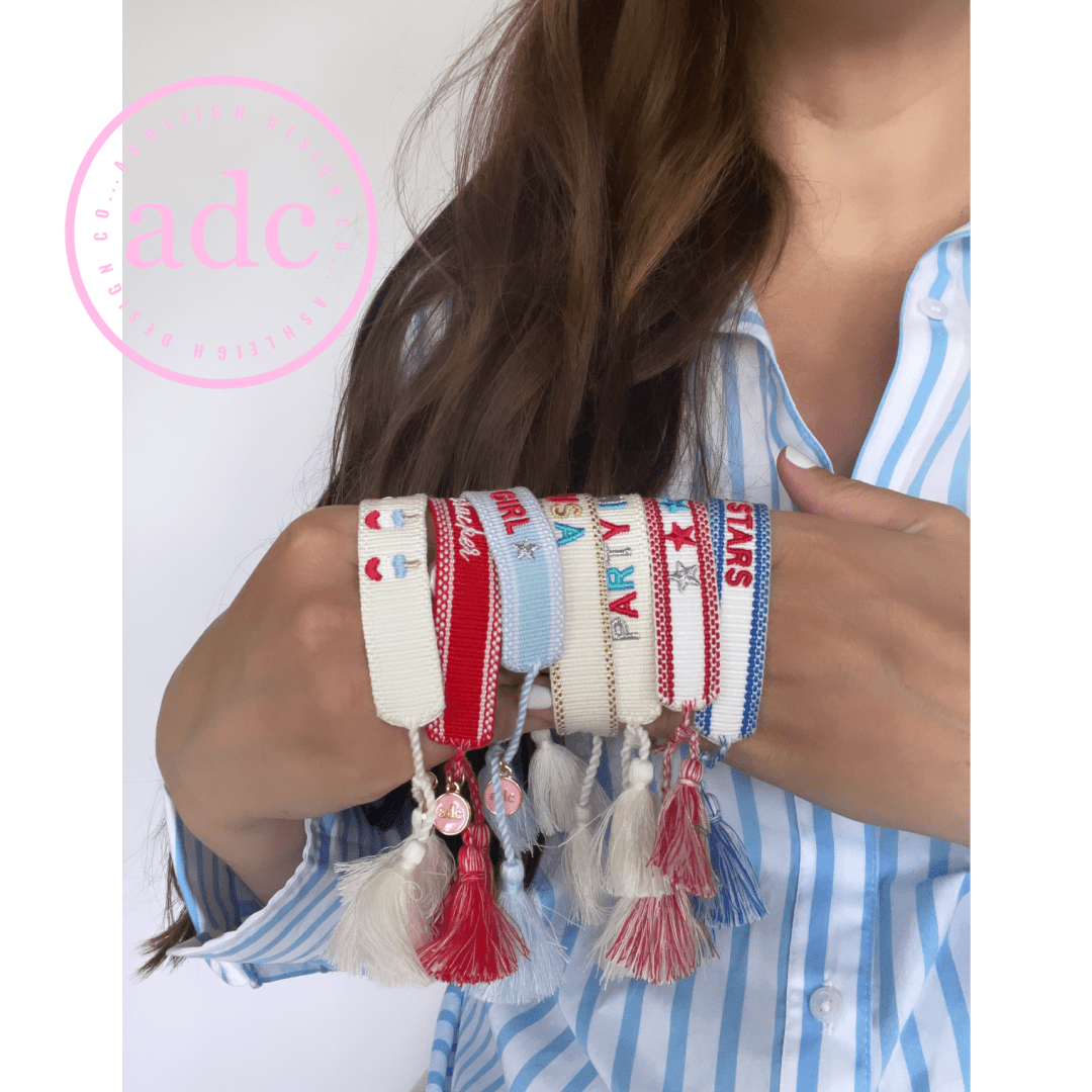 Fourth of July Woven Bracelets - PatriotDepot.com