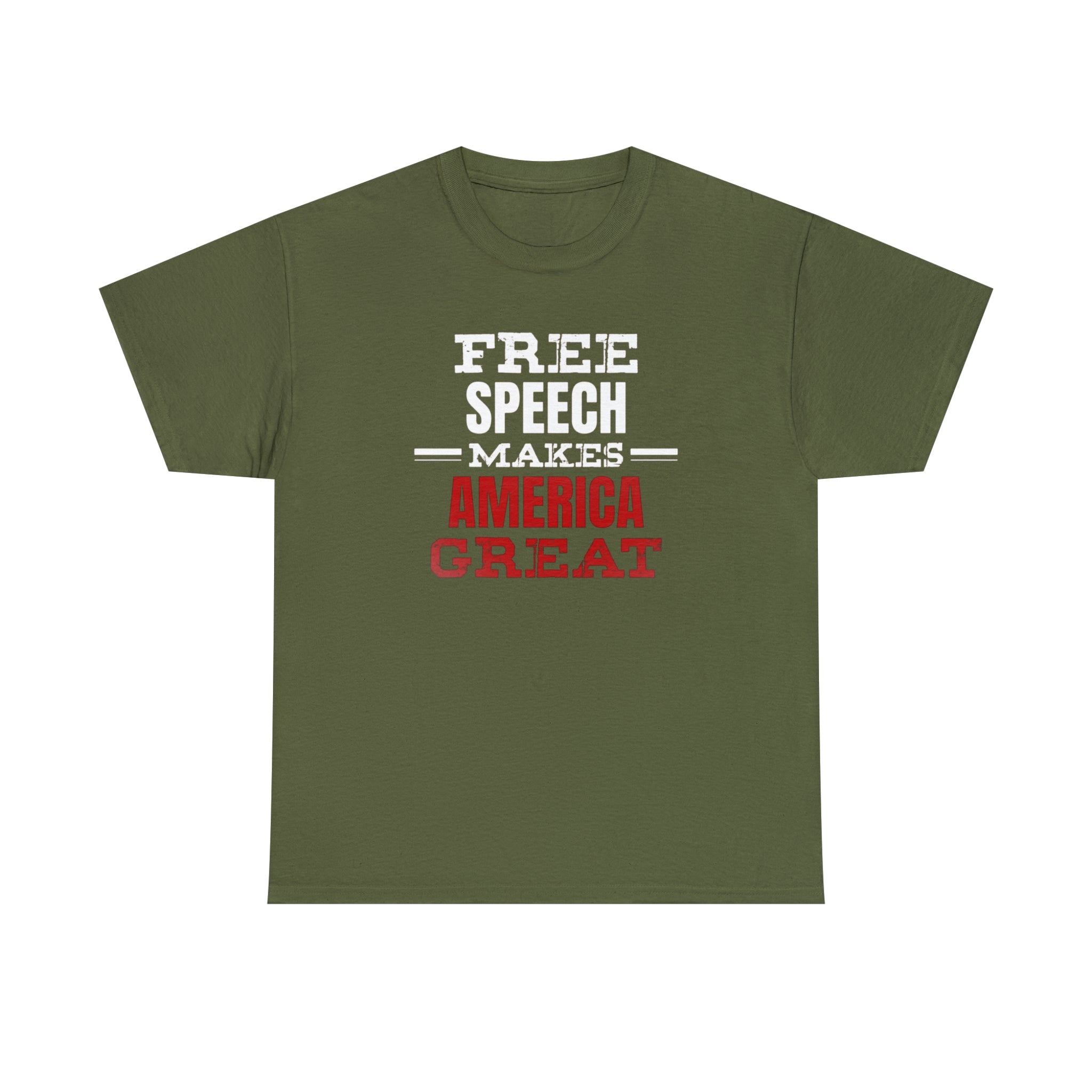 Free Speech Makes America Great Unisex T-Shirt - PatriotDepot.com