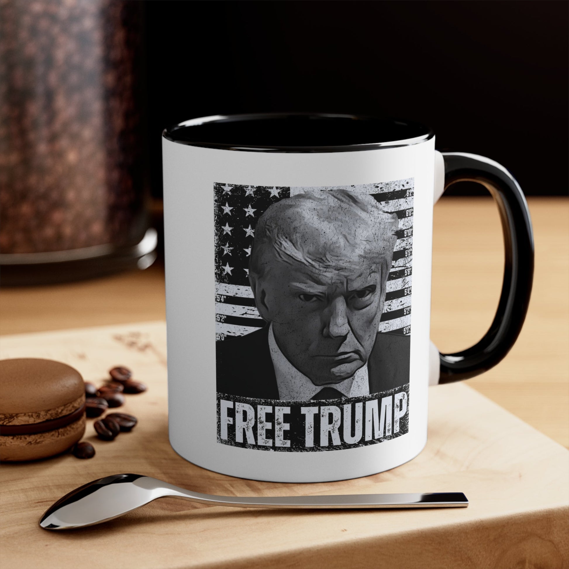 Free Trump Mugshot Mug (3 Colors, 2 Sizes) - PatriotDepot.com