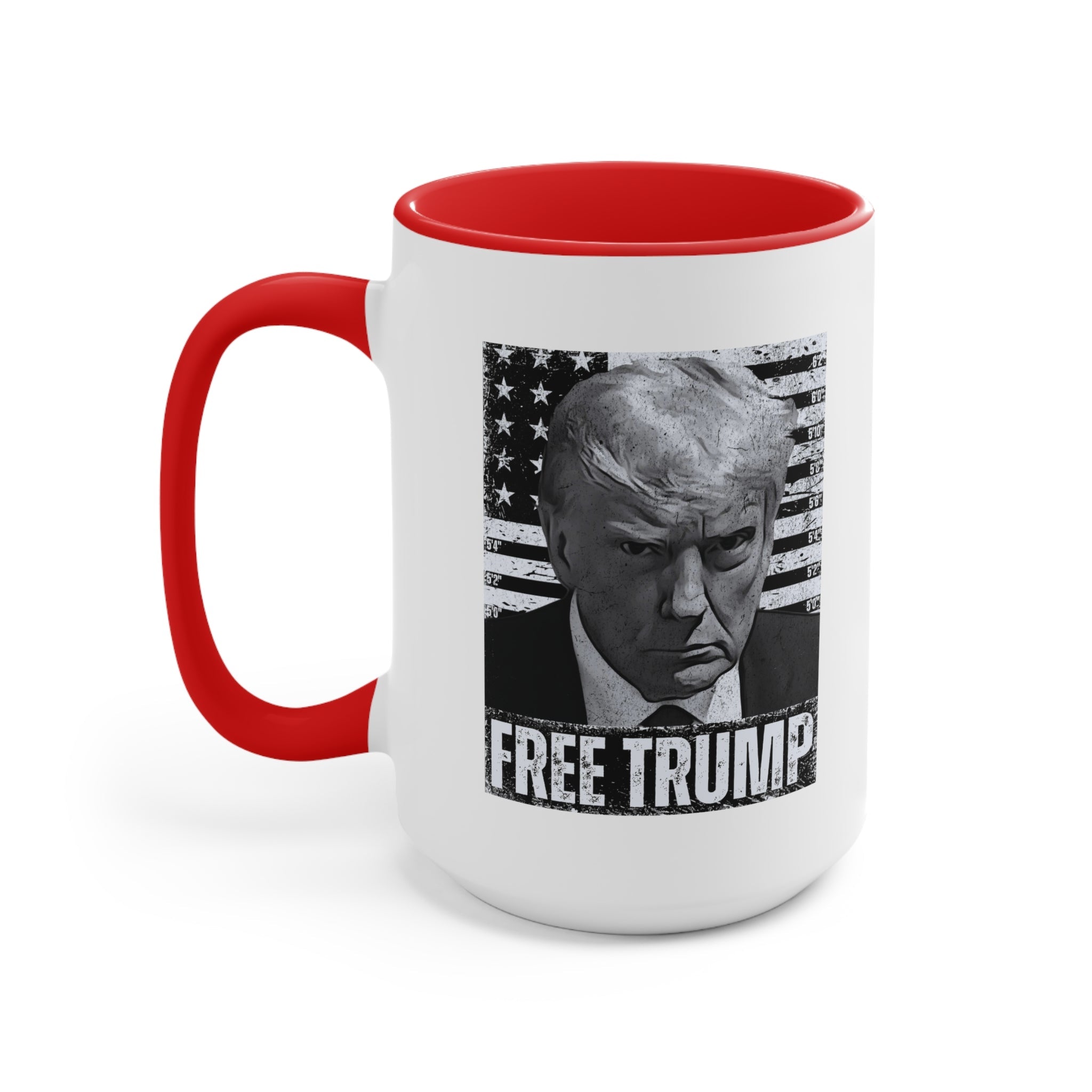 Free Trump Mugshot Mug (3 Colors, 2 Sizes) - PatriotDepot.com