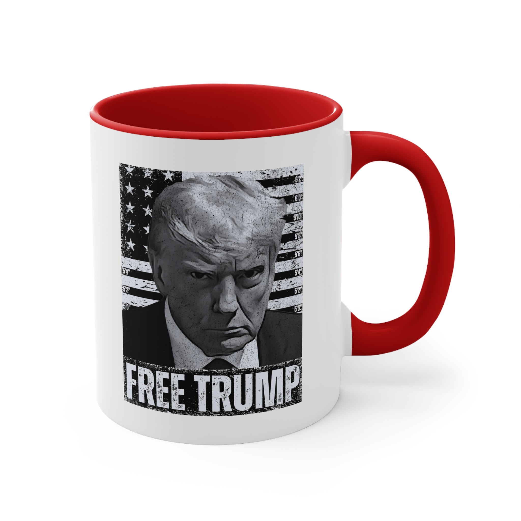 Free Trump Mugshot Mug (3 Colors, 2 Sizes) - PatriotDepot.com