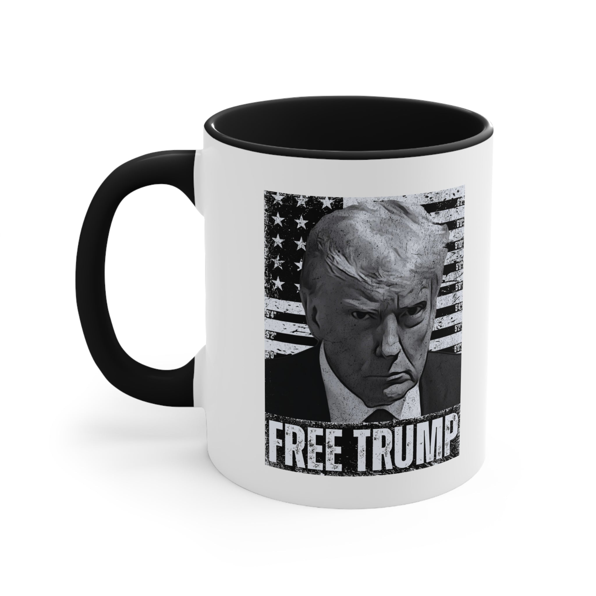 Free Trump Mugshot Mug (3 Colors, 2 Sizes) - PatriotDepot.com