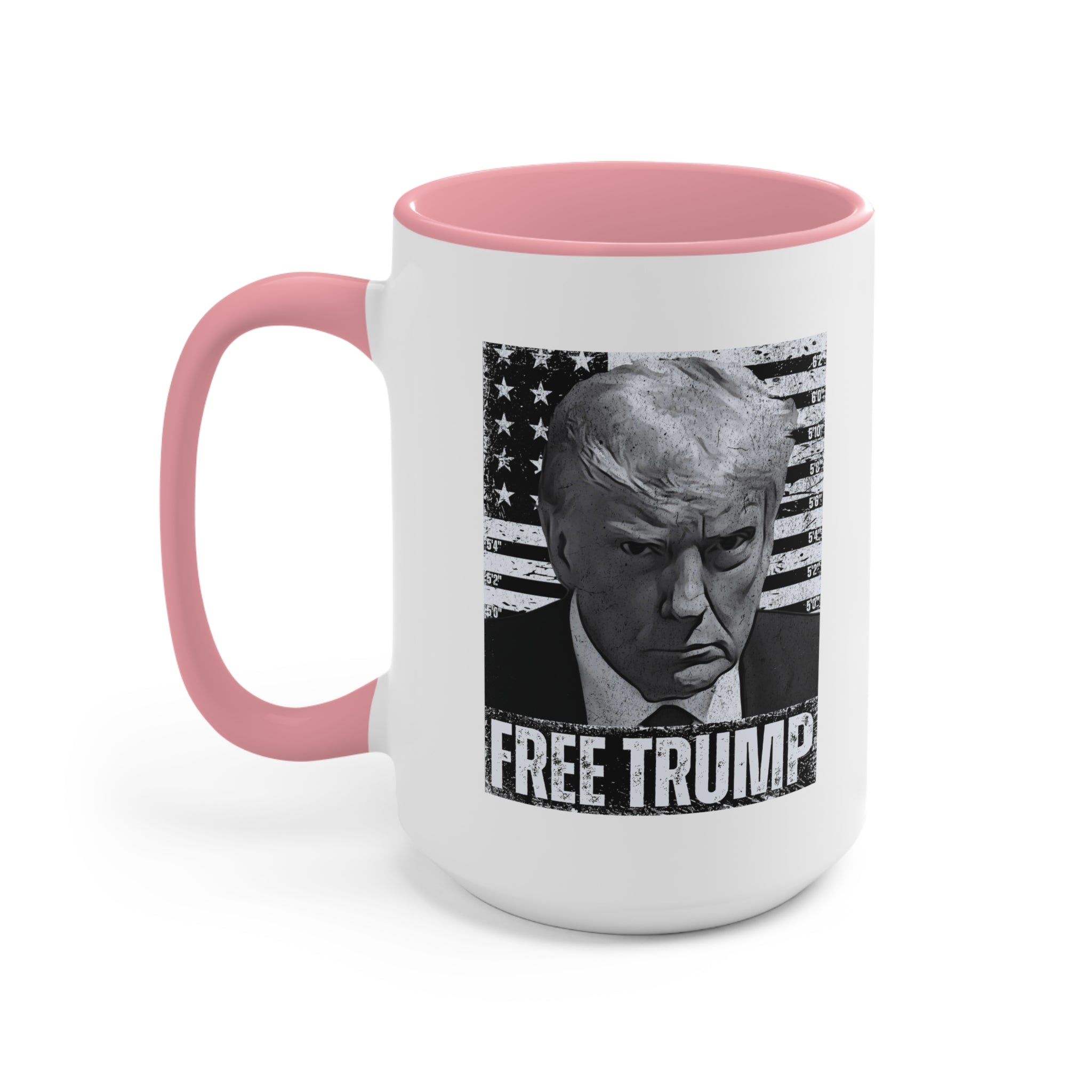 Free Trump Mugshot Mug (3 Colors, 2 Sizes) - PatriotDepot.com