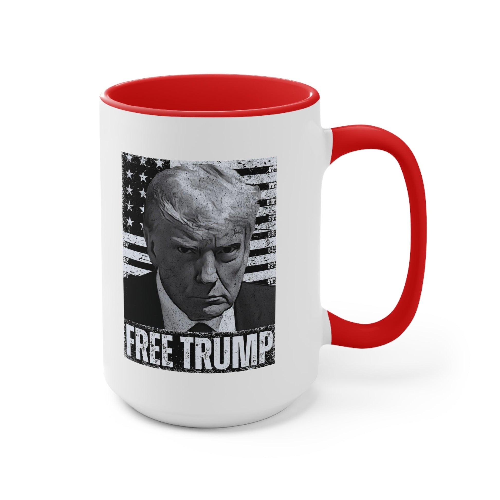 Free Trump Mugshot Mug (3 Colors, 2 Sizes) - PatriotDepot.com
