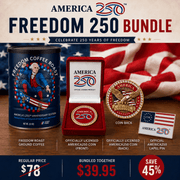 Freedom 250 Bundle – Officially Licensed Collector's Set - PatriotDepot.com