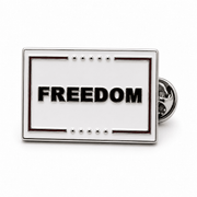 Freedom Charlie Kirk Commemorative Enamel Lapel Pin - PatriotDepot.com