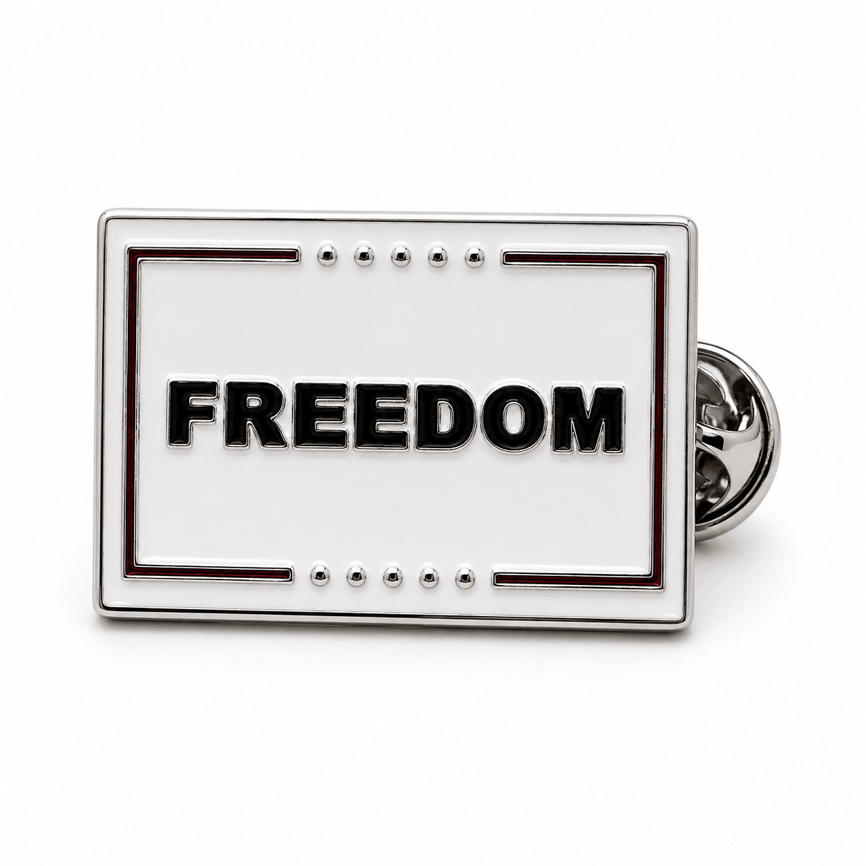 Freedom Charlie Kirk Commemorative Enamel Lapel Pin - PatriotDepot.com