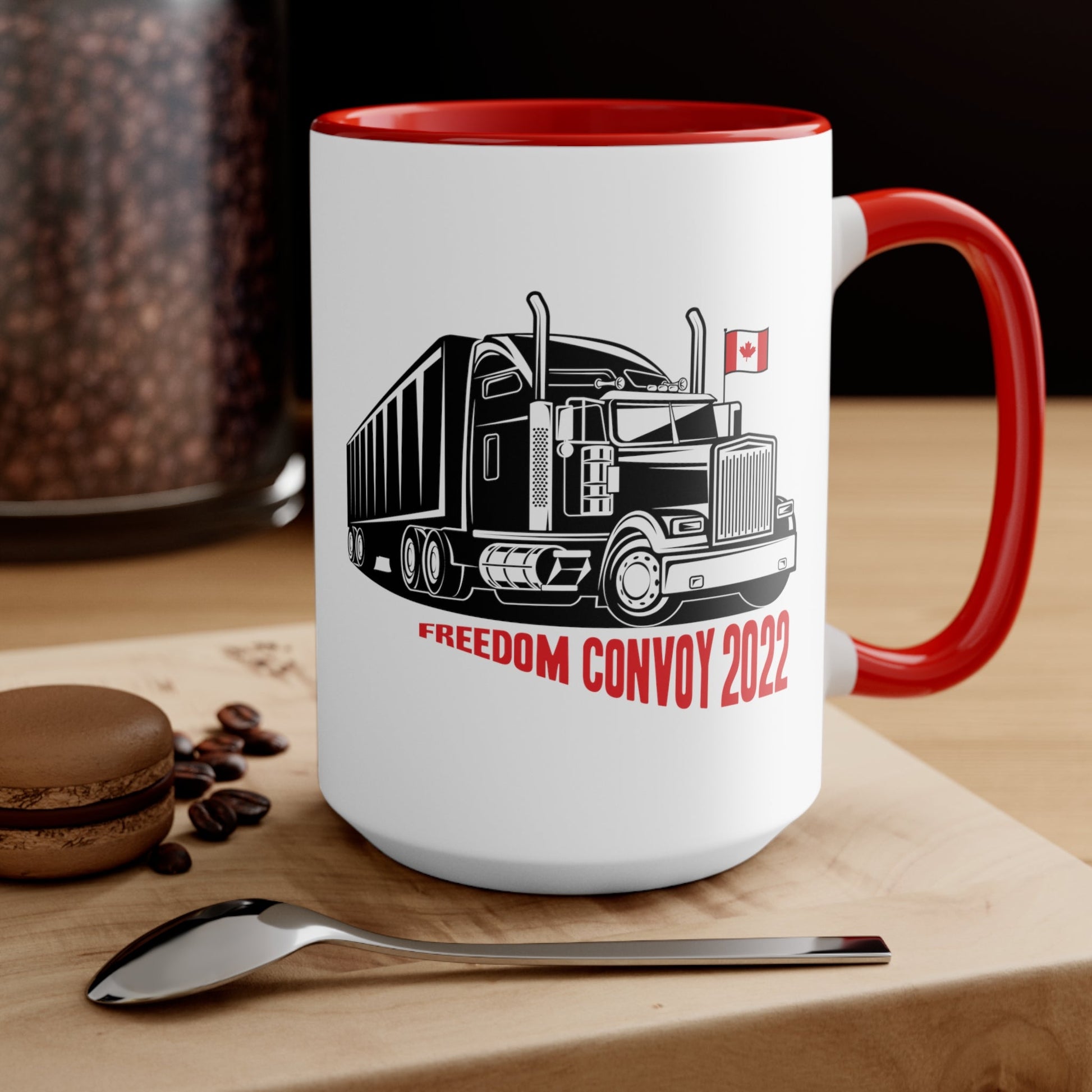 Freedom Convoy 2022 Mug (2 sizes, 2 colors) - PatriotDepot.com