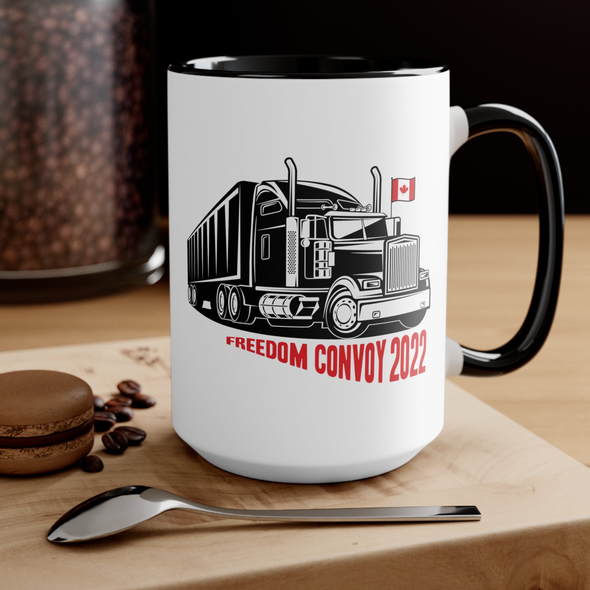 Freedom Convoy 2022 Mug (2 sizes, 2 colors) - PatriotDepot.com