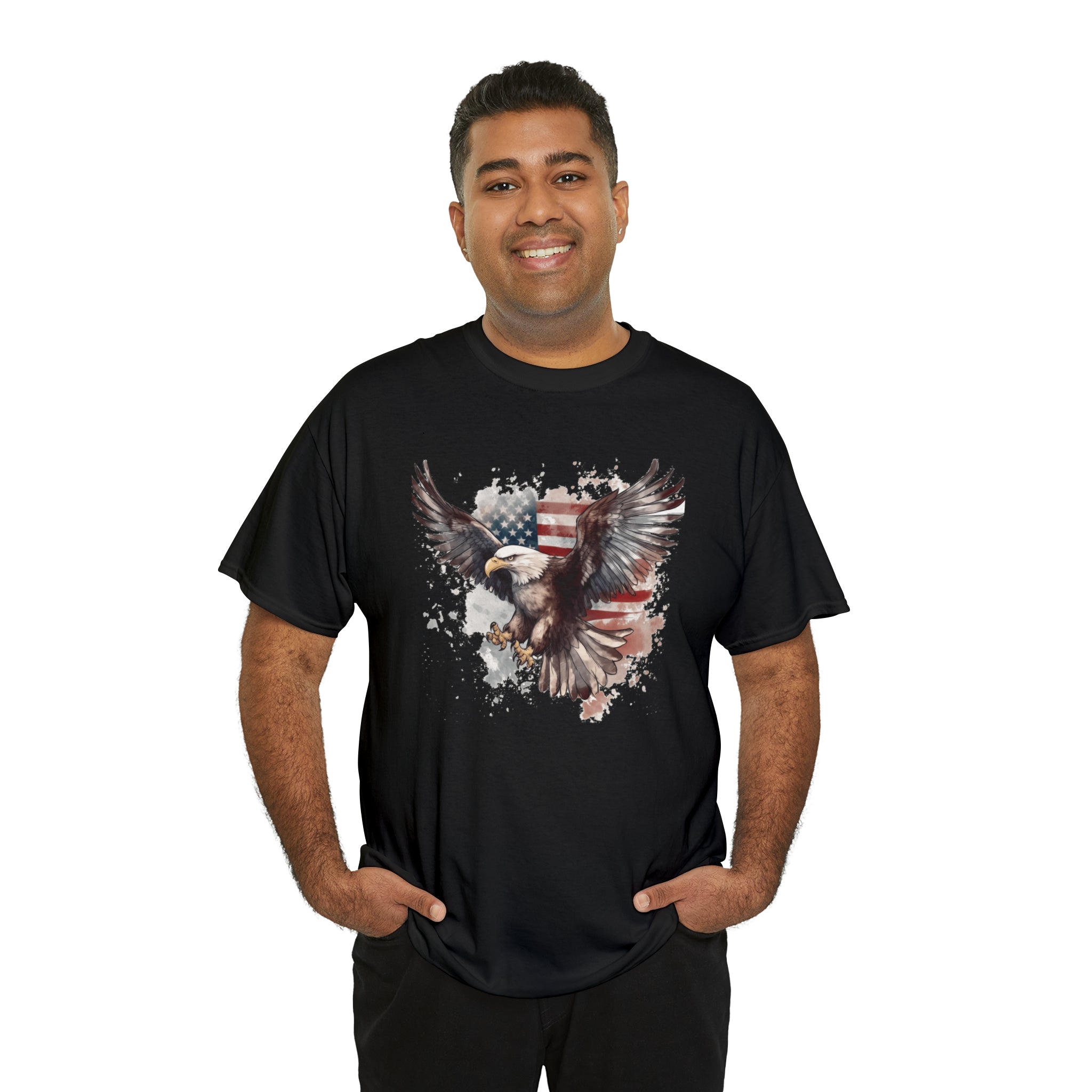 Freedom Eagle in Flight Unisex T-Shirt - PatriotDepot.com