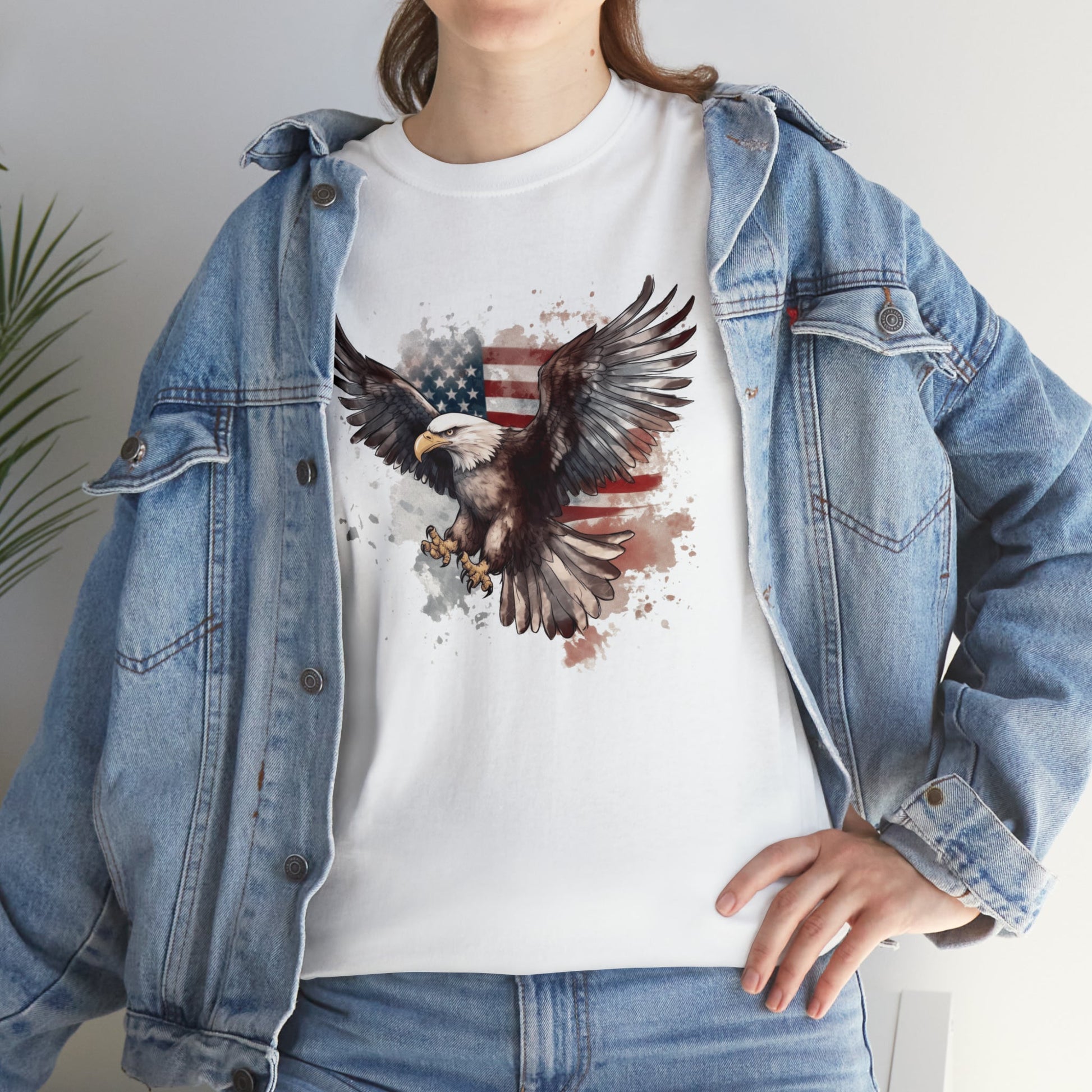 Freedom Eagle in Flight Unisex T-Shirt - PatriotDepot.com