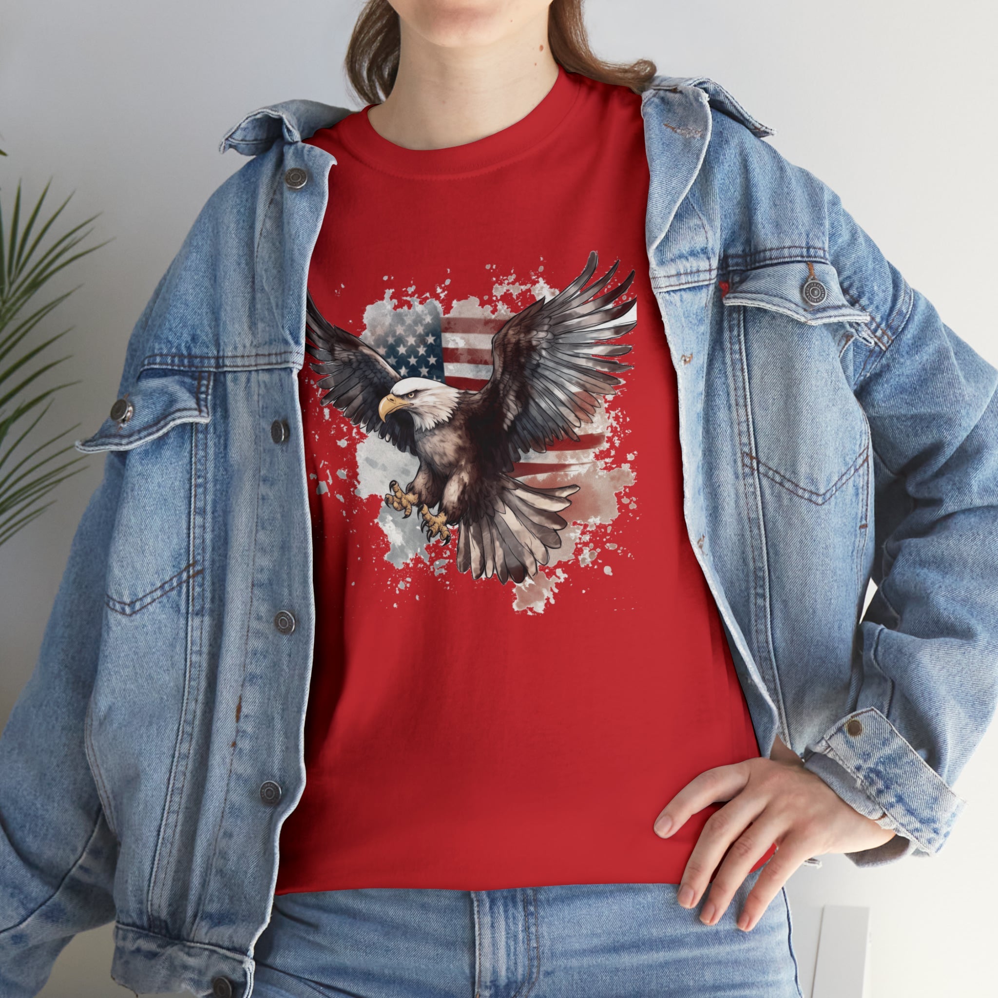 Freedom Eagle in Flight Unisex T-Shirt - PatriotDepot.com