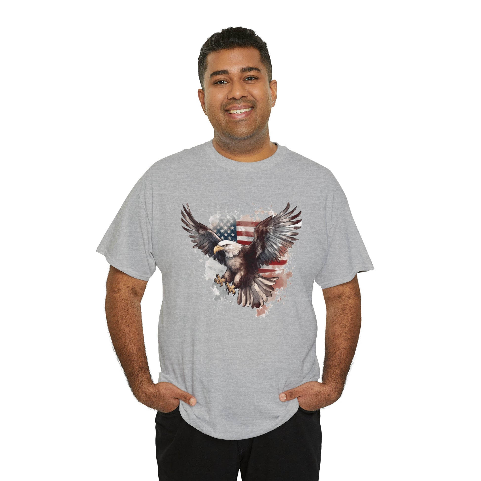 Freedom Eagle in Flight Unisex T-Shirt - PatriotDepot.com