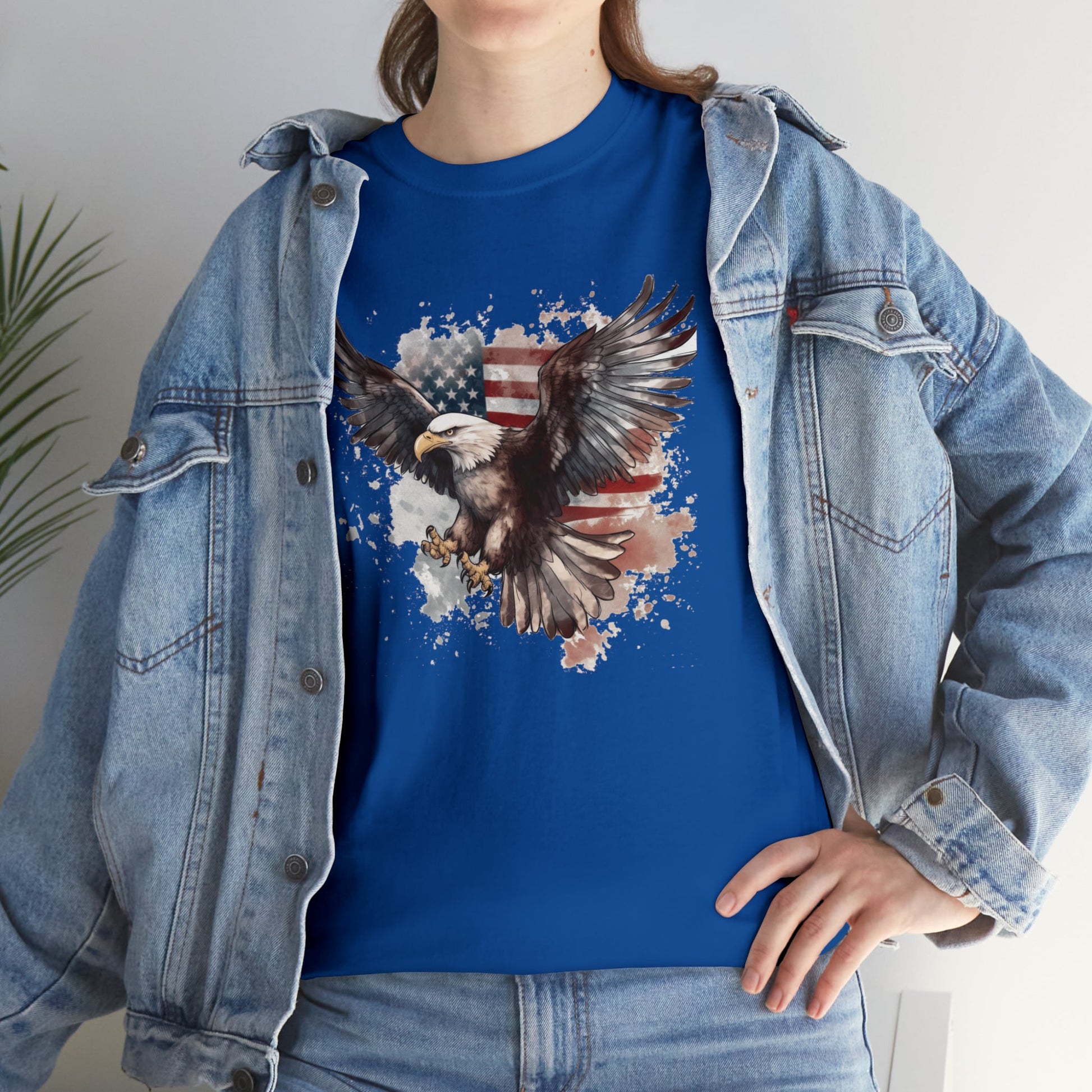 Freedom Eagle in Flight Unisex T-Shirt - PatriotDepot.com