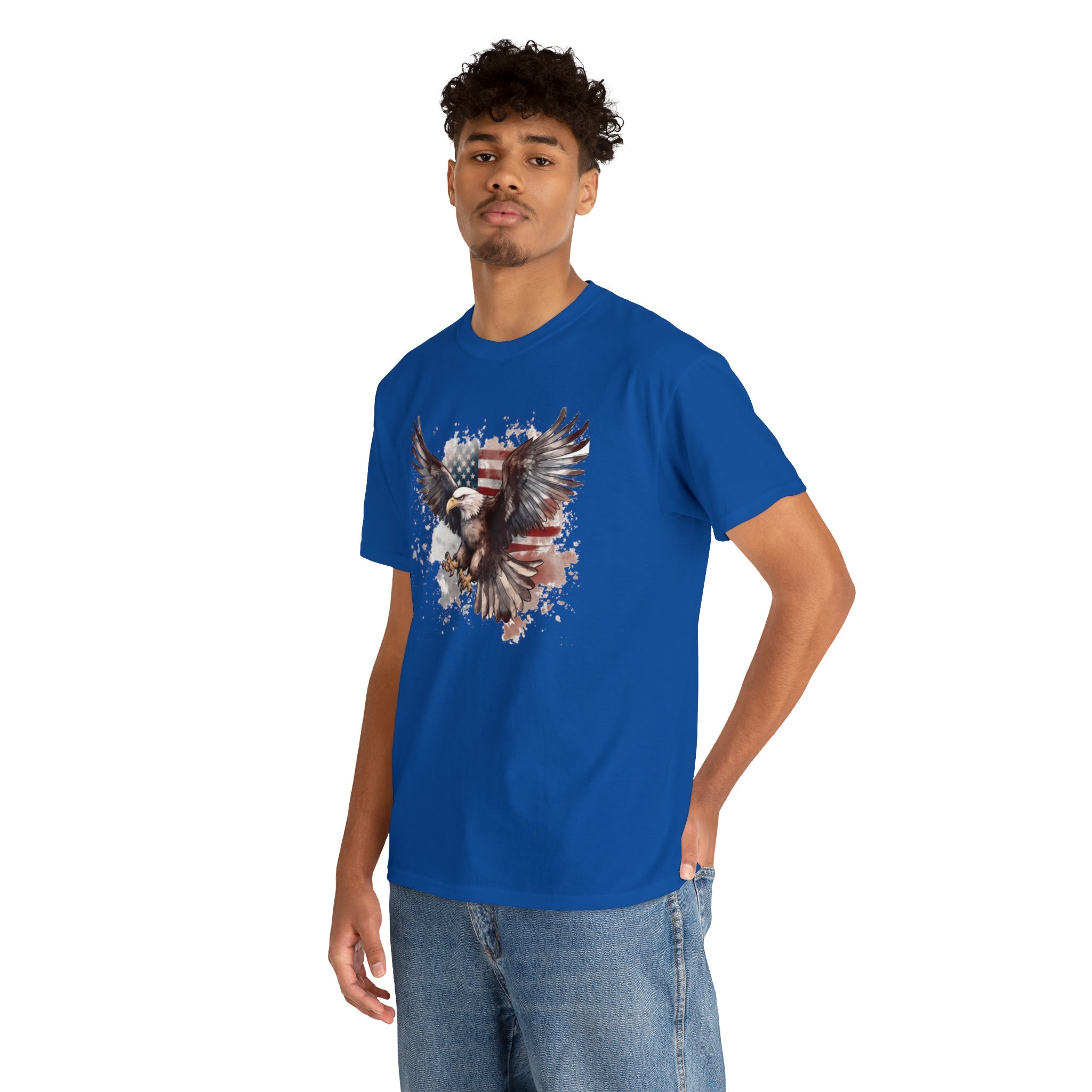 Freedom Eagle in Flight Unisex T-Shirt - PatriotDepot.com