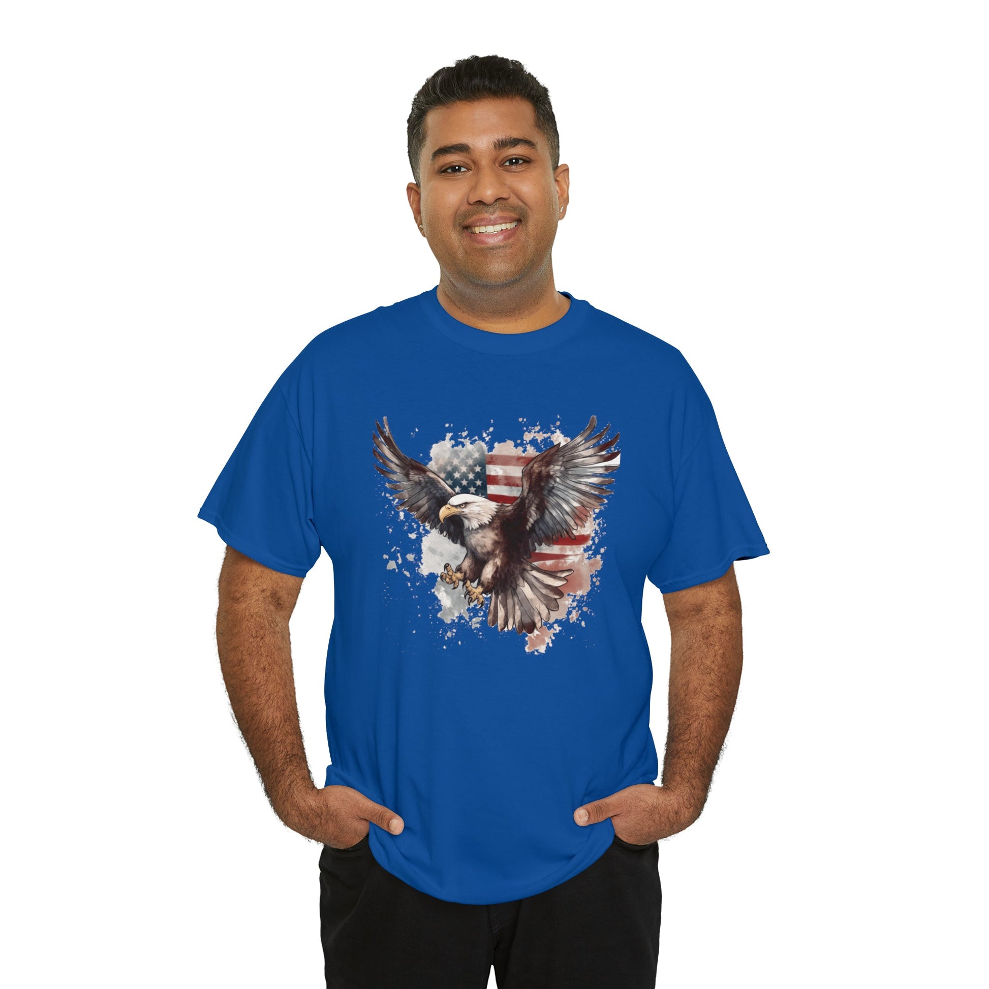 Freedom Eagle in Flight Unisex T-Shirt - PatriotDepot.com