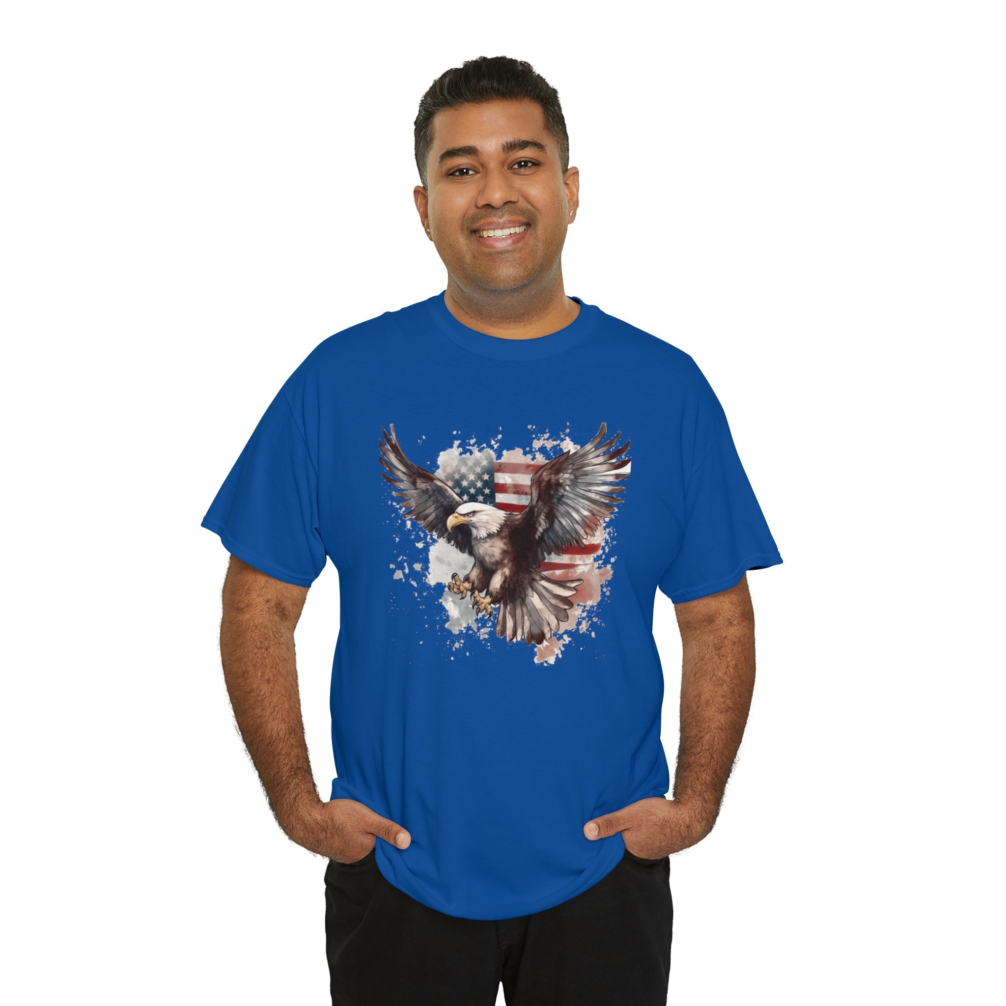 Freedom Eagle in Flight Unisex T-Shirt - PatriotDepot.com