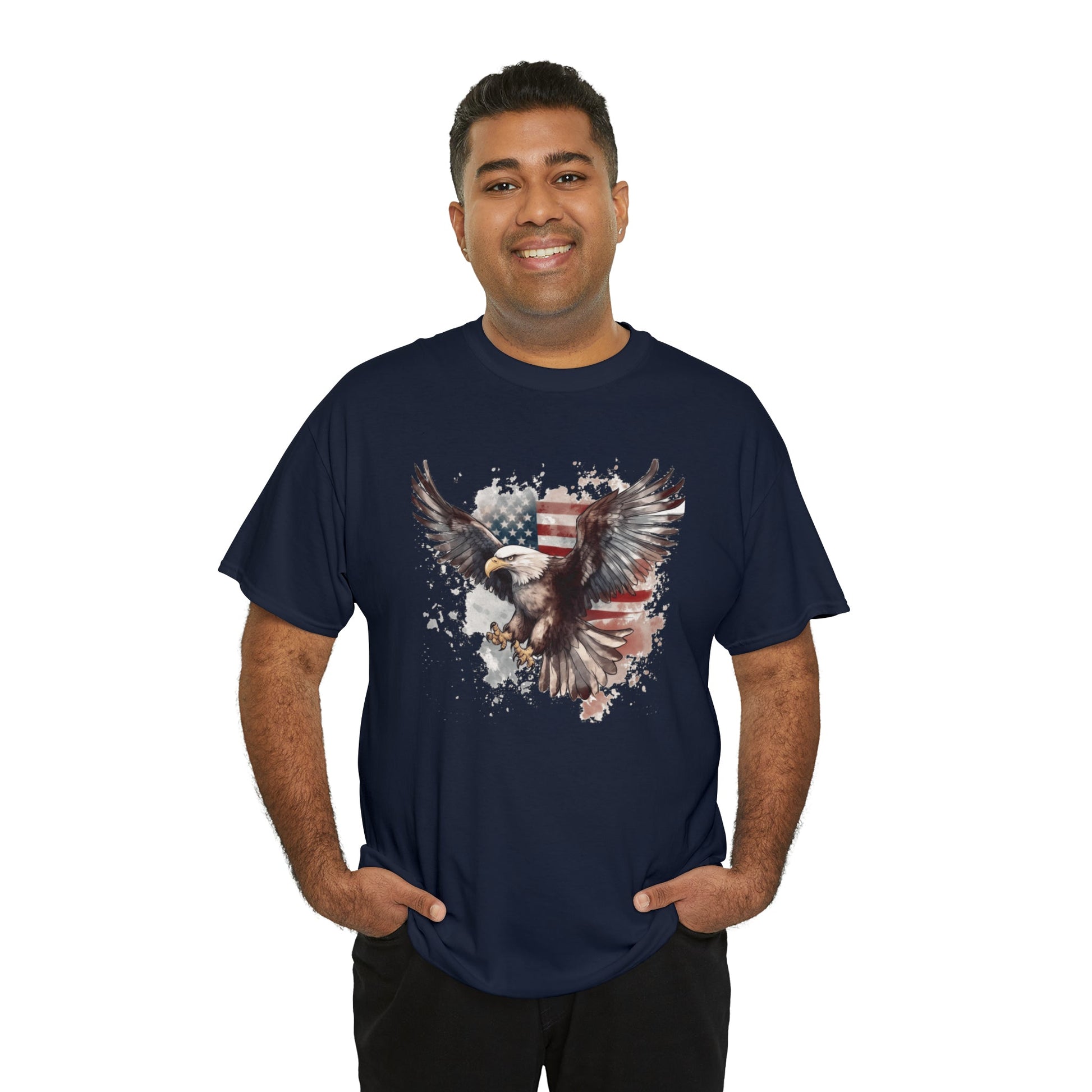 Freedom Eagle in Flight Unisex T-Shirt - PatriotDepot.com