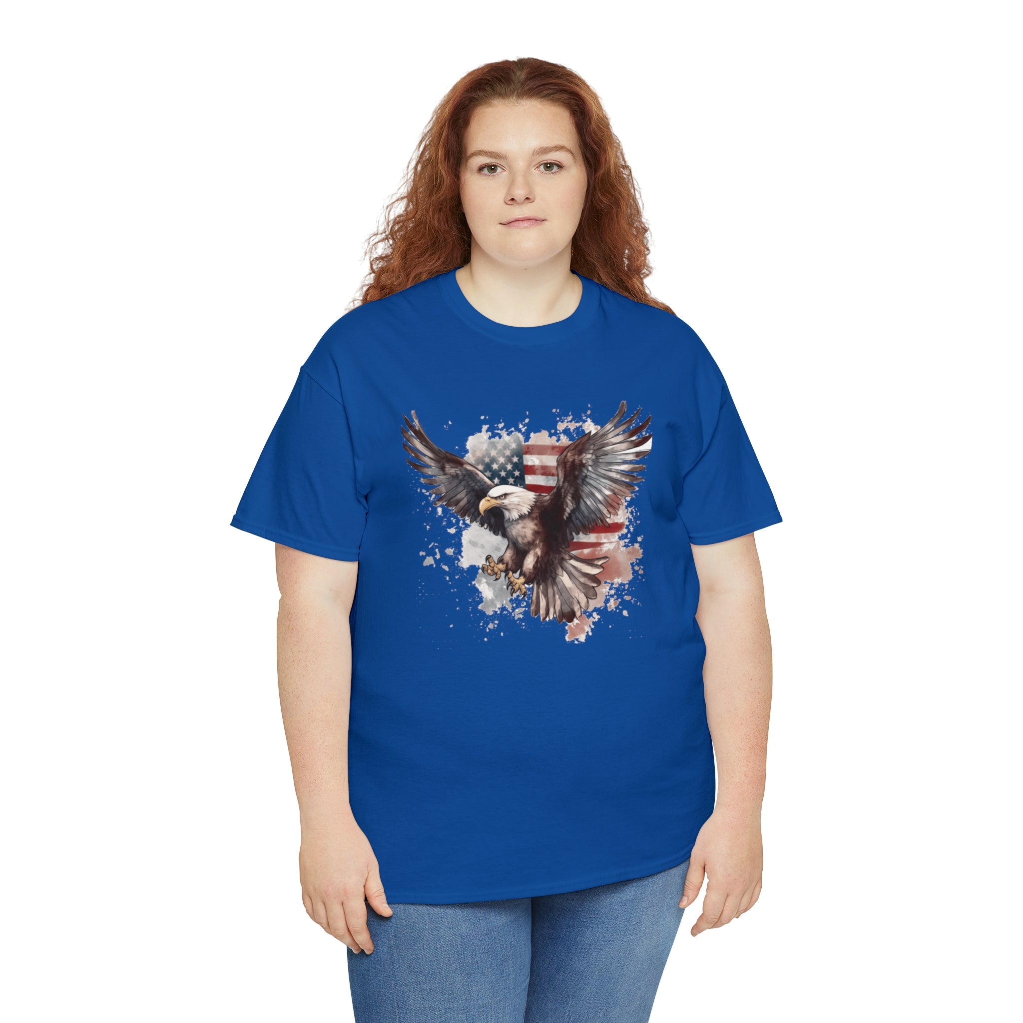 Freedom Eagle in Flight Unisex T-Shirt - PatriotDepot.com