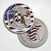 Freedom Forged: 1776 American Eagle Legacy Challenge Coin - PatriotDepot.com