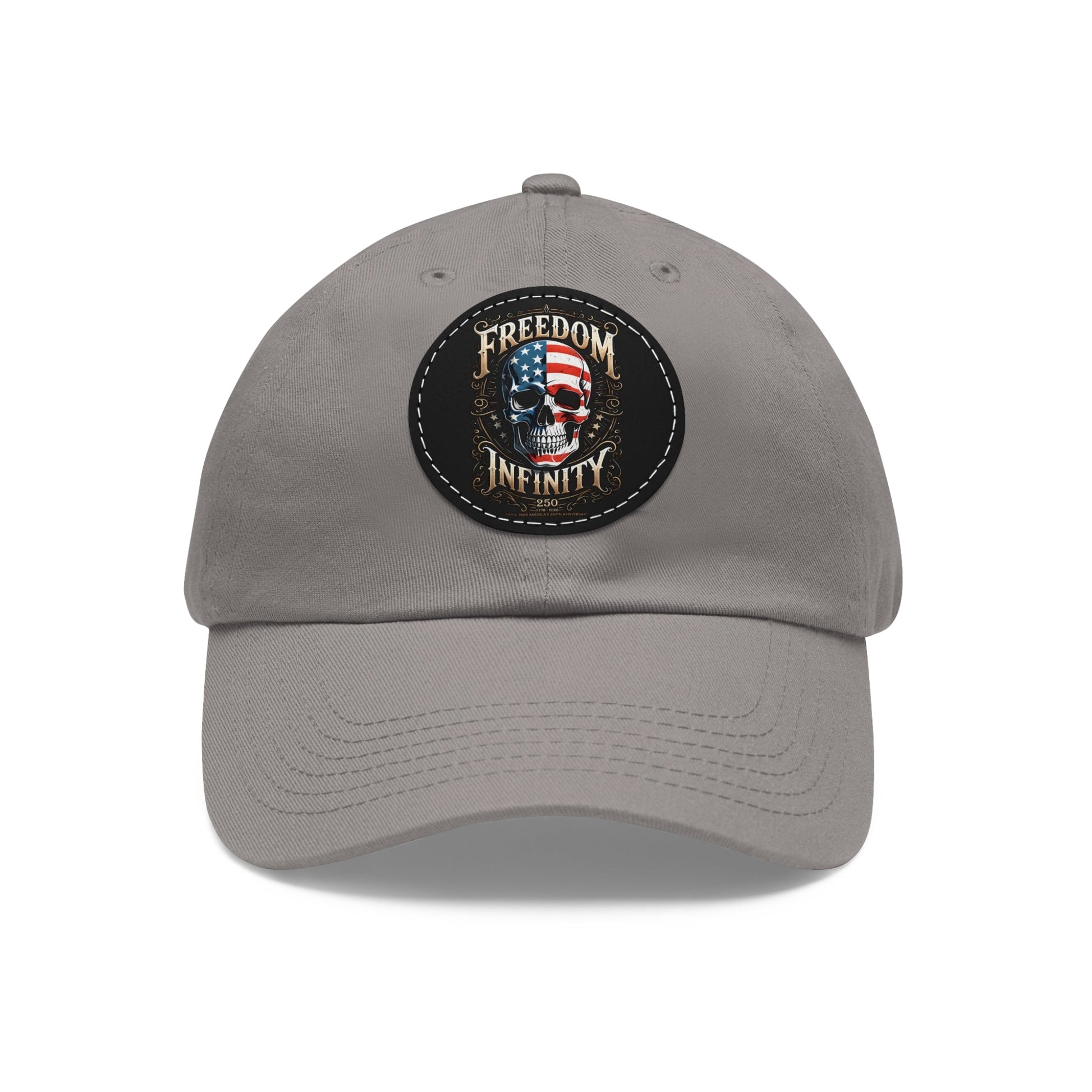 Freedom Infinity 250 Years 1776 - 2026 Leather Patch Hat - PatriotDepot.com