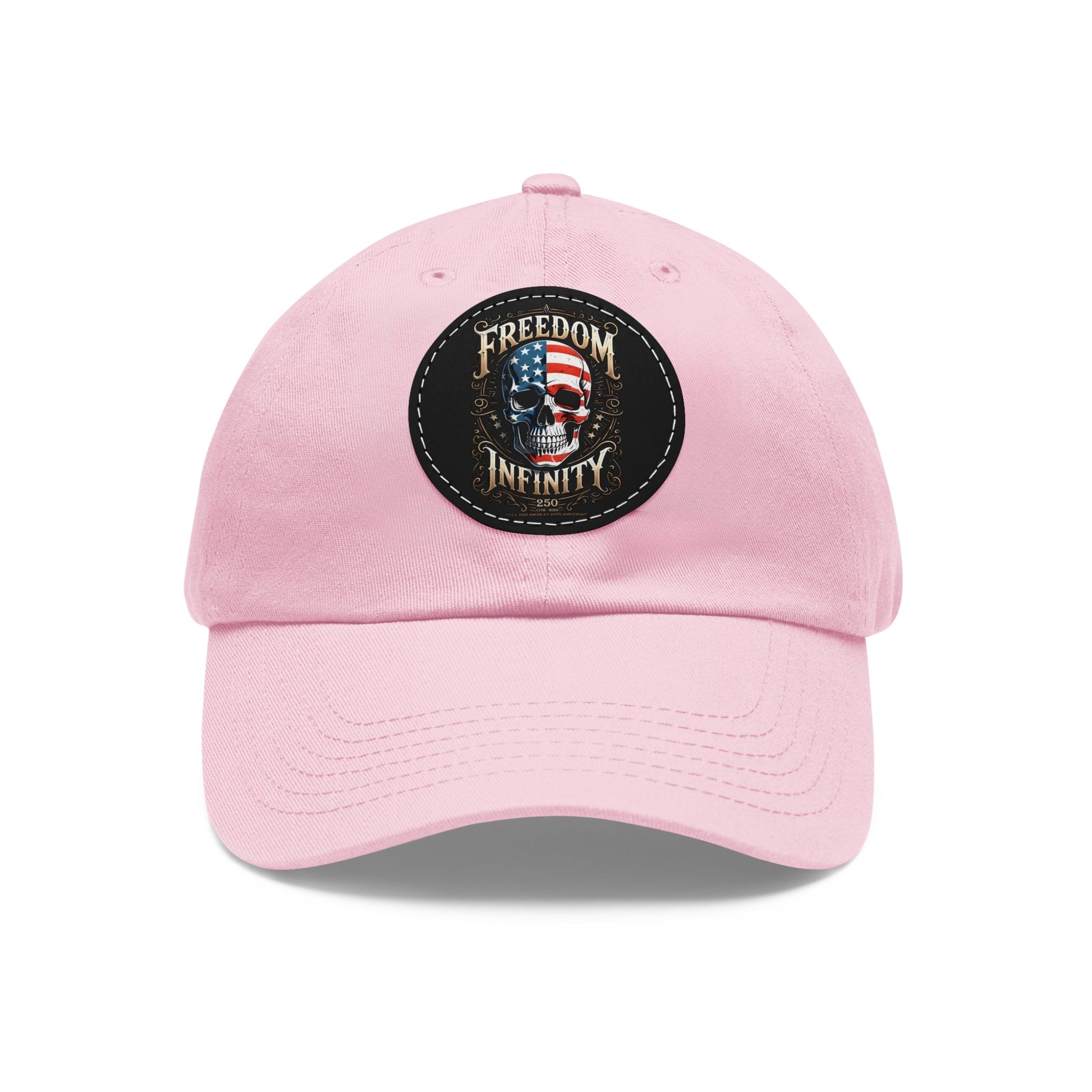 Freedom Infinity 250 Years 1776 - 2026 Leather Patch Hat - PatriotDepot.com